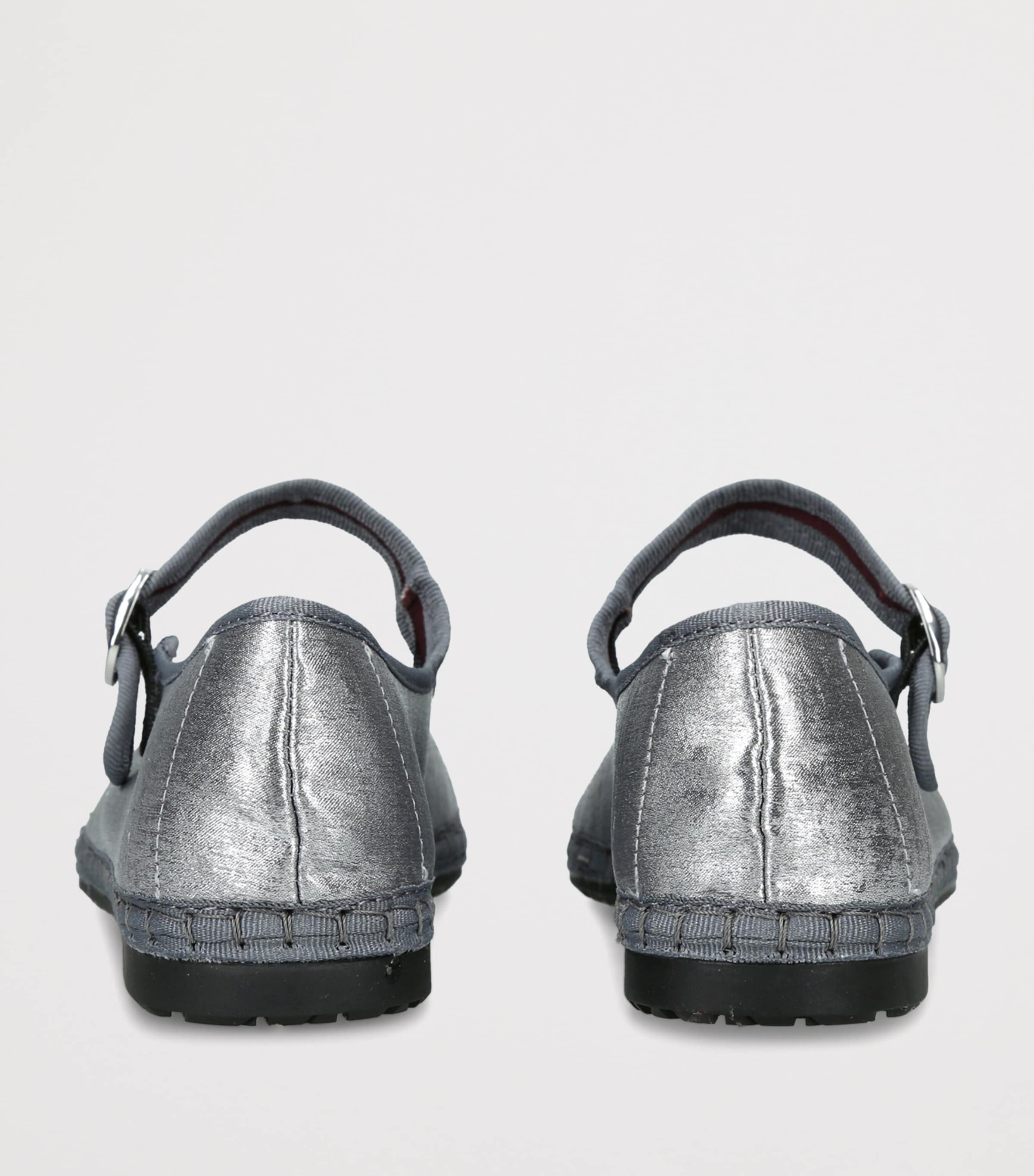 Flabelus Lavinia Mary Jane Flats Silver Image 4