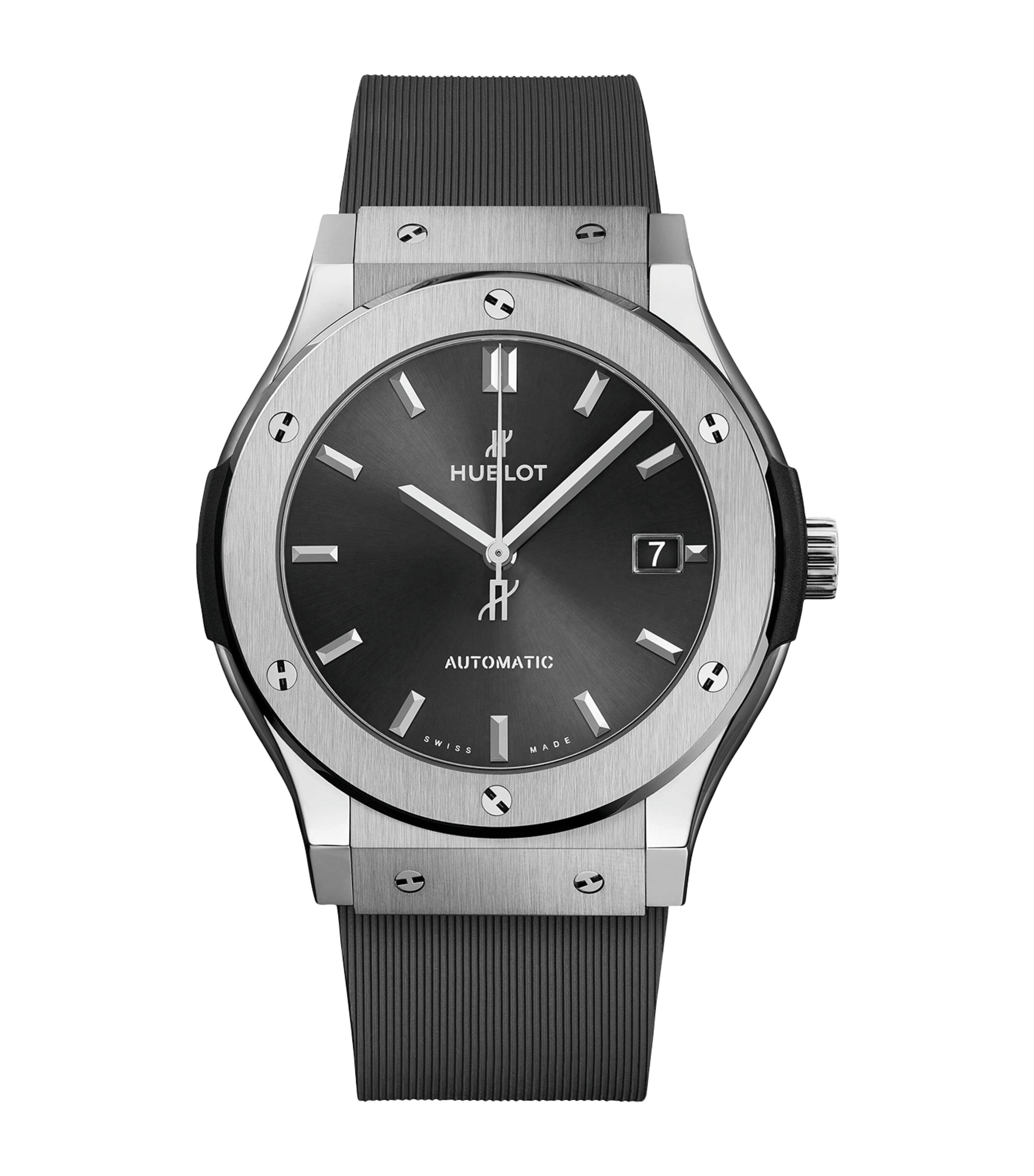 Hublot Titanium Classic Fusion Racing Grey Watch In Black