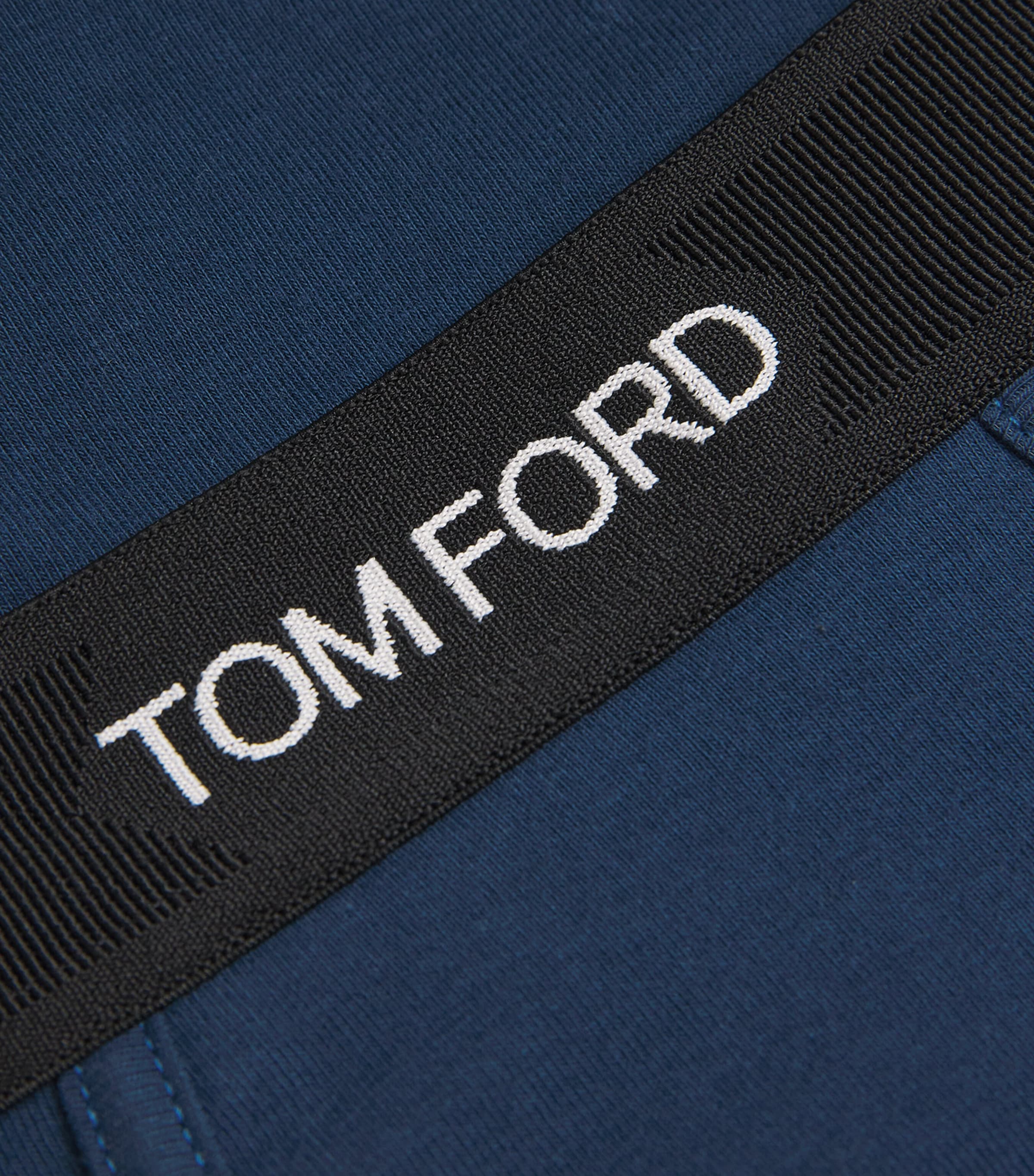 Stretch-Cotton Logo Briefs 438BLUE Image 5