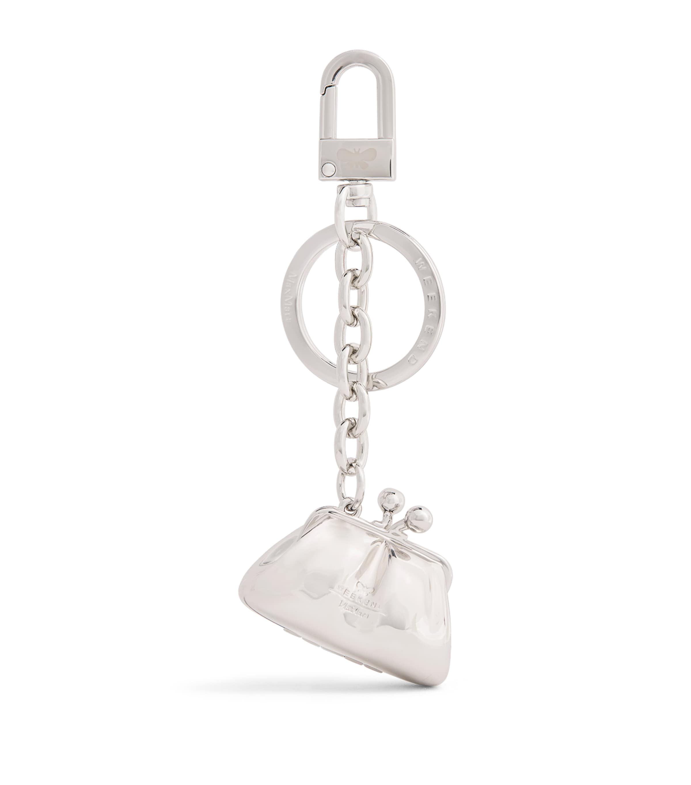 Weekend Max Mara Pasticcino Bag Keychain In Metallic