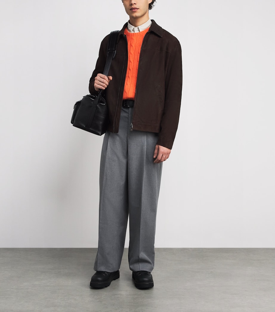 Cashmere Cable-Knit Sweater LANTANA ORANGE Image 2