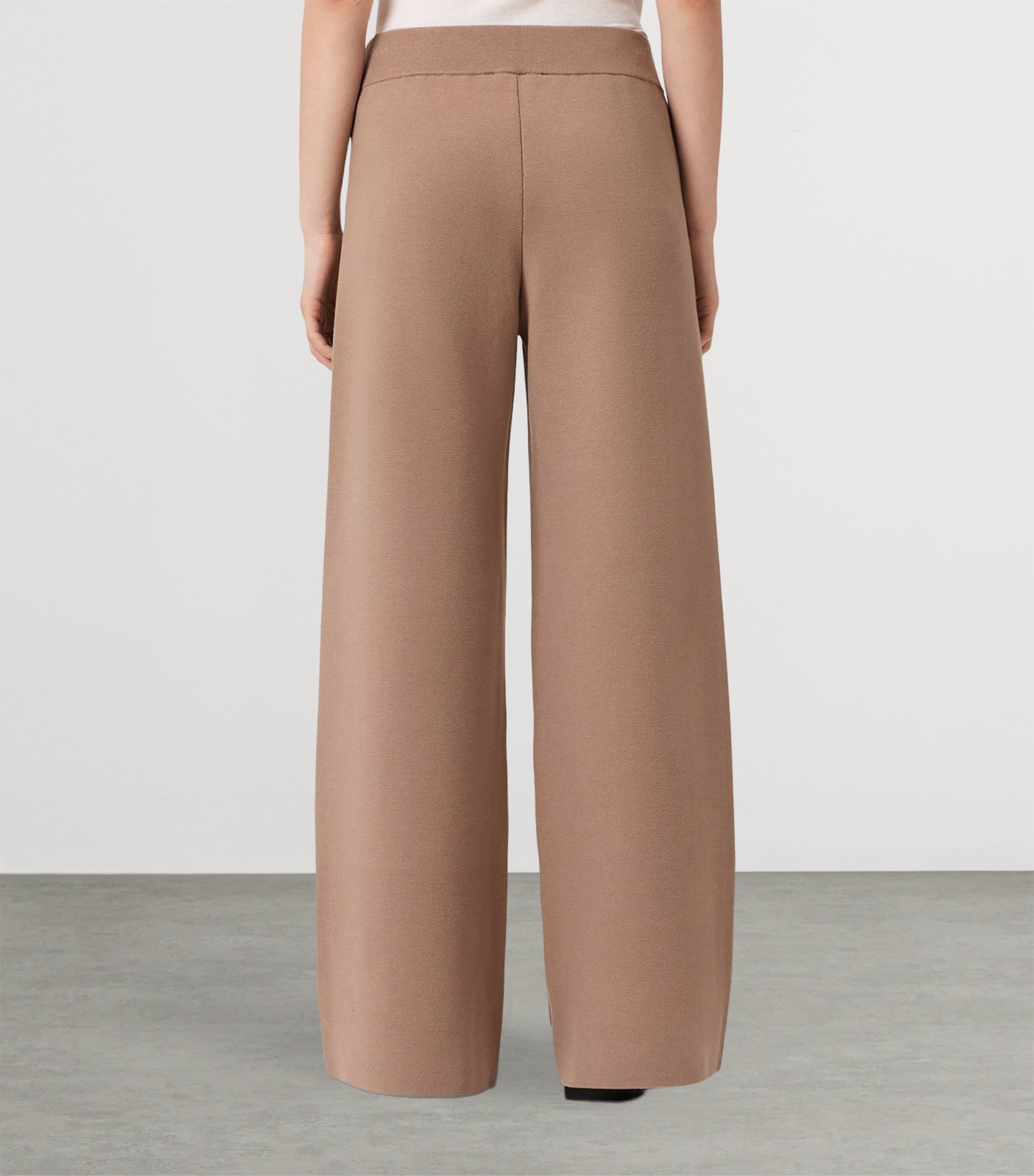 AllSaints Womens Sonny Straight Sweatpants Pine Bark Brown Image 4