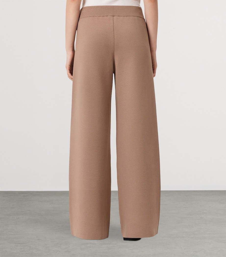 AllSaints Womens Sonny Straight Sweatpants Pine Bark Brown Image 4