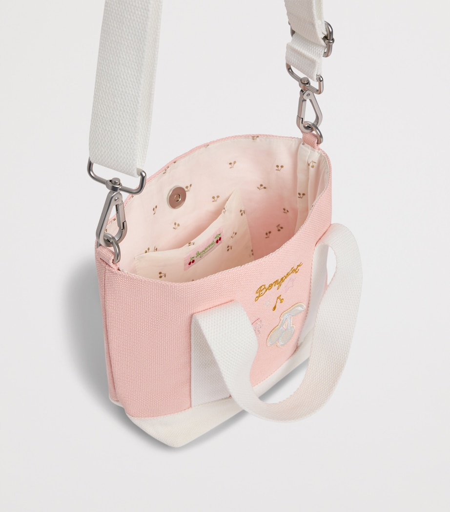 Bonpoint Cotton Tote Bag Rose Image 3