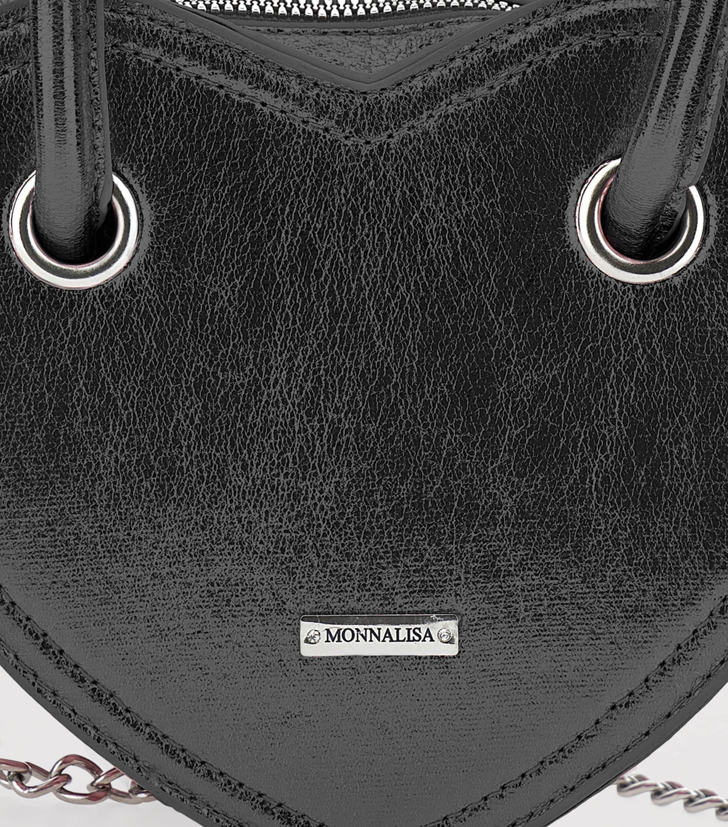 Love Heart-Shaped Bag NERO Image 4