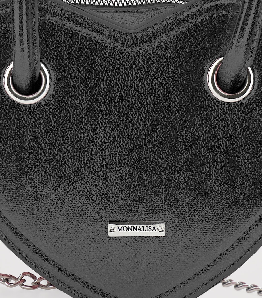 Love Heart-Shaped Bag NERO Image 4
