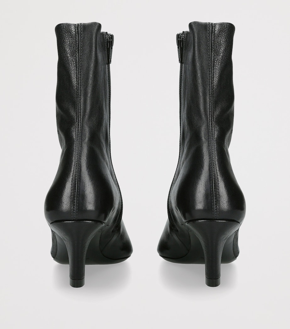 Jude Leather Cave Ankle Boots 55 Black Image 4