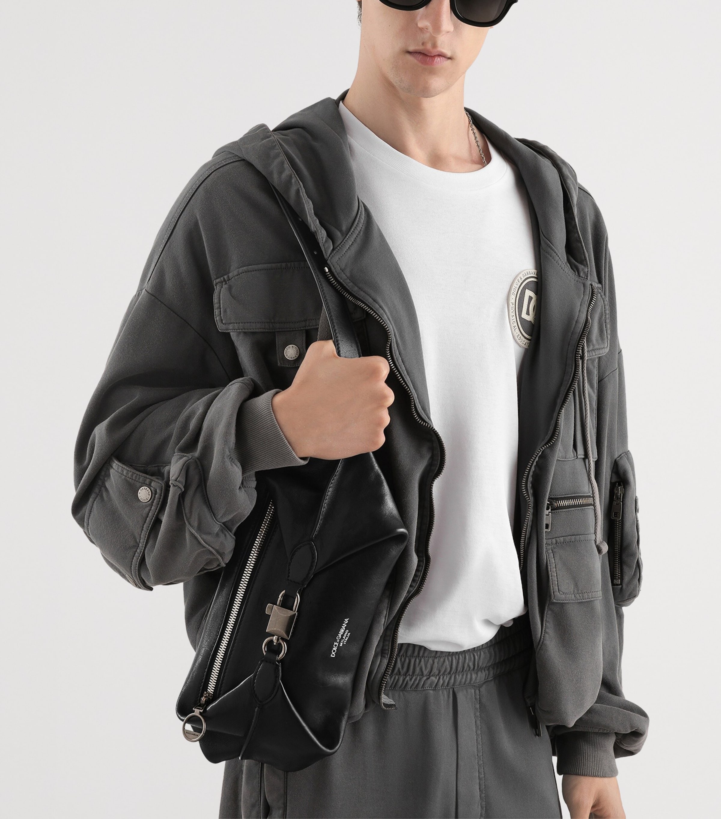 Leather Logo Belt Bag 80999-BLACK Image 2