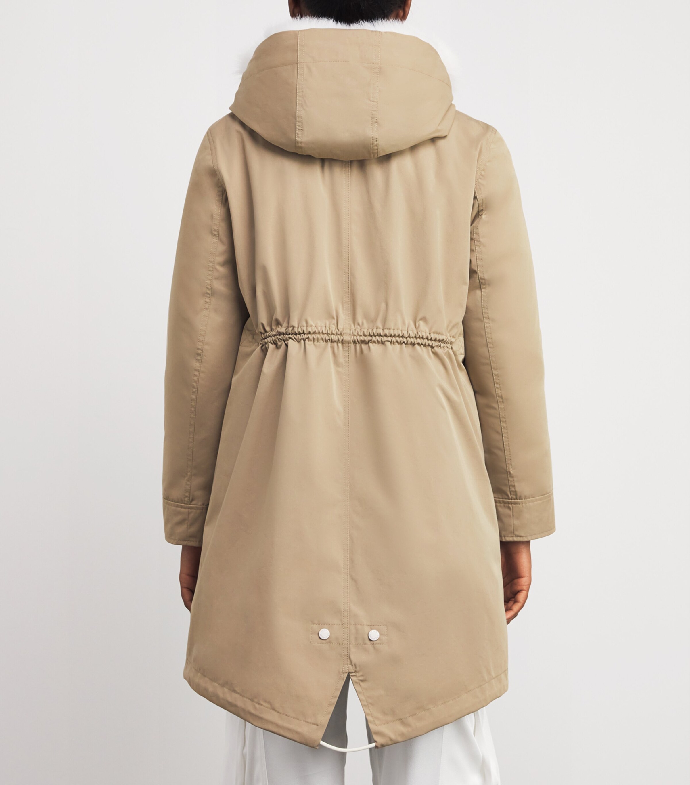 Fox-Rabbit Blended-Cotton Parka (85cm) B3226 Image 4