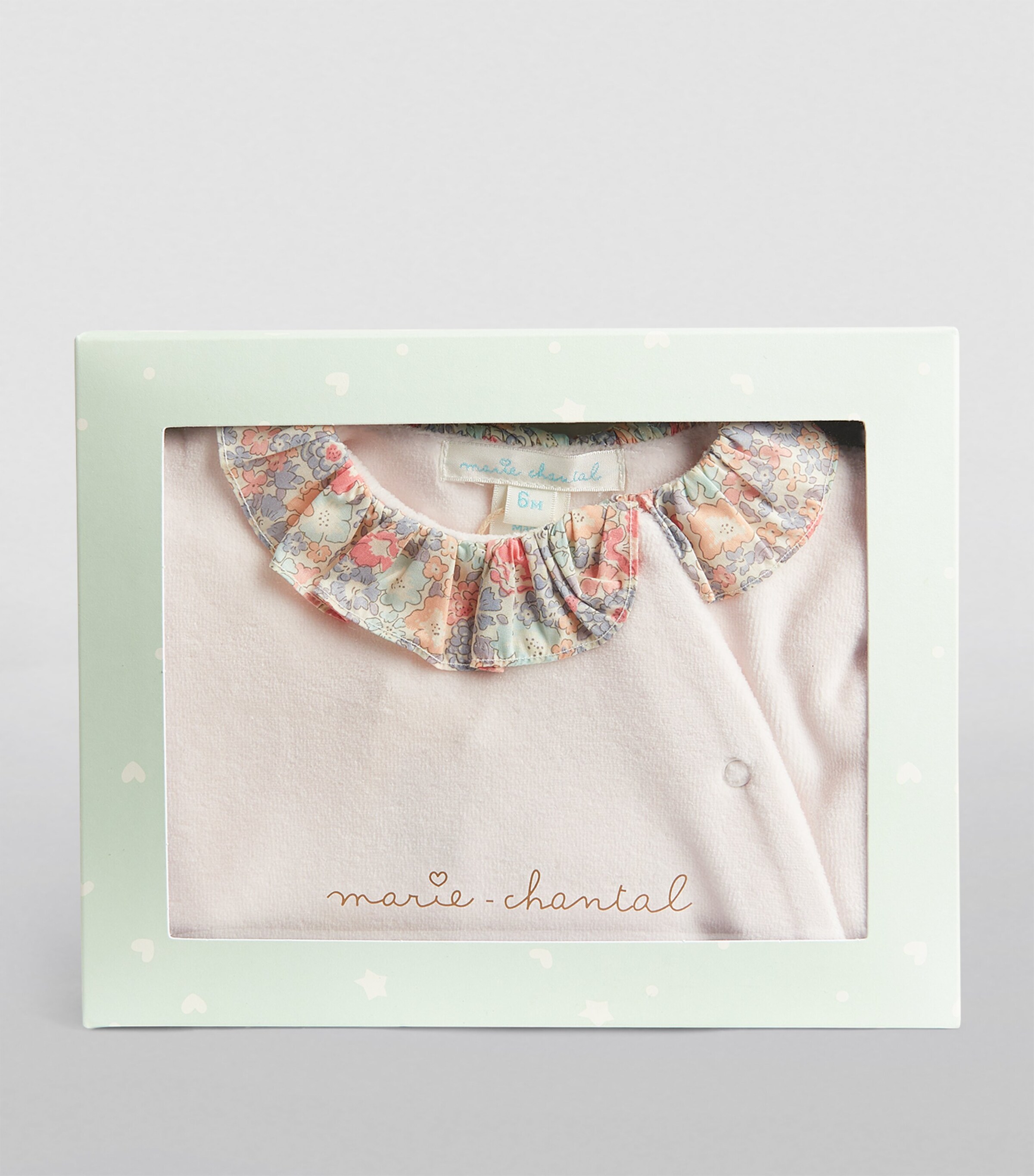 Marie-Chantal Cotton Wing-Appliqué All-In-One (3-18 Months) White/pink Image 2