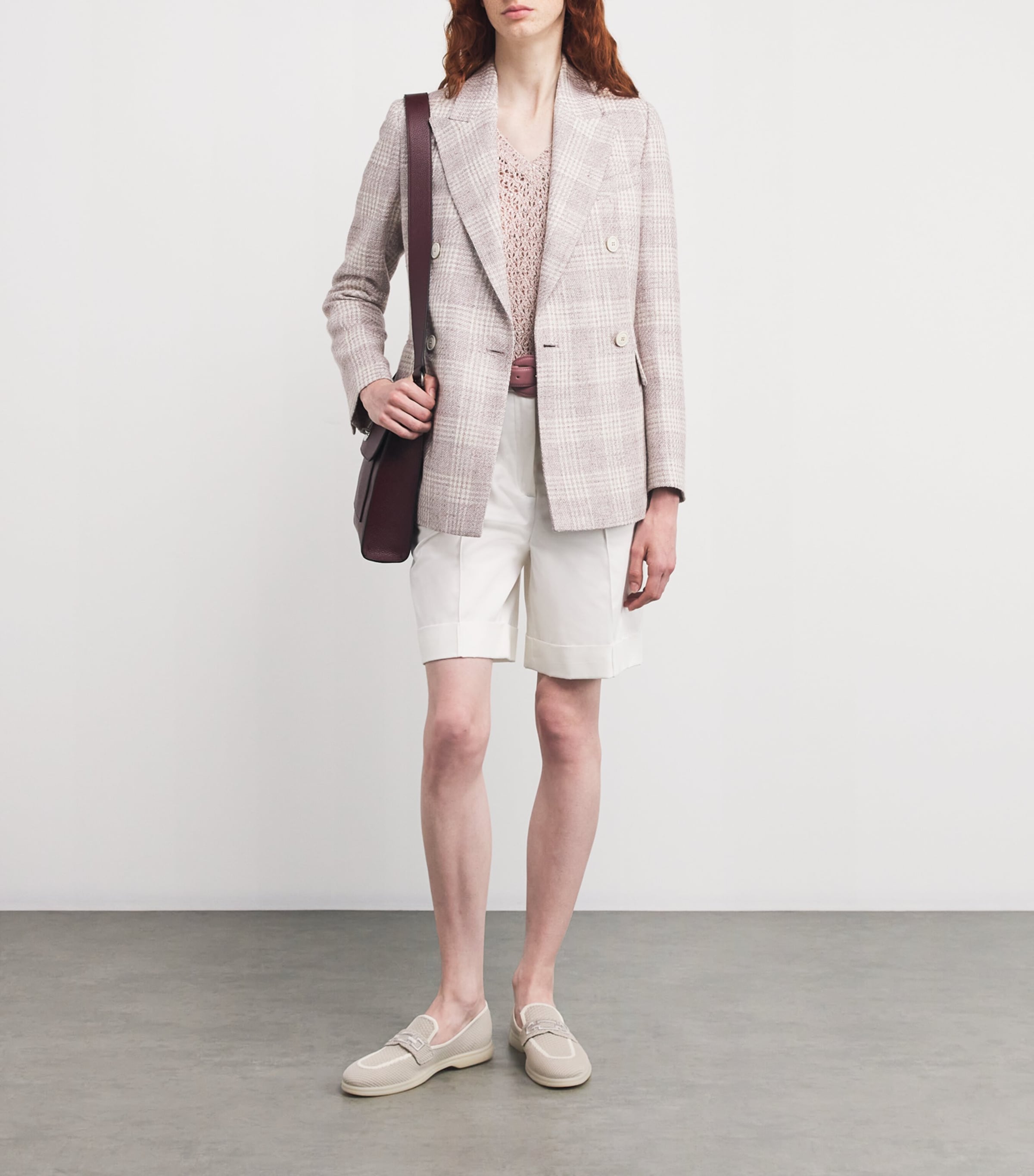 Check Double-Breasted Blazer ANTICO Image 2