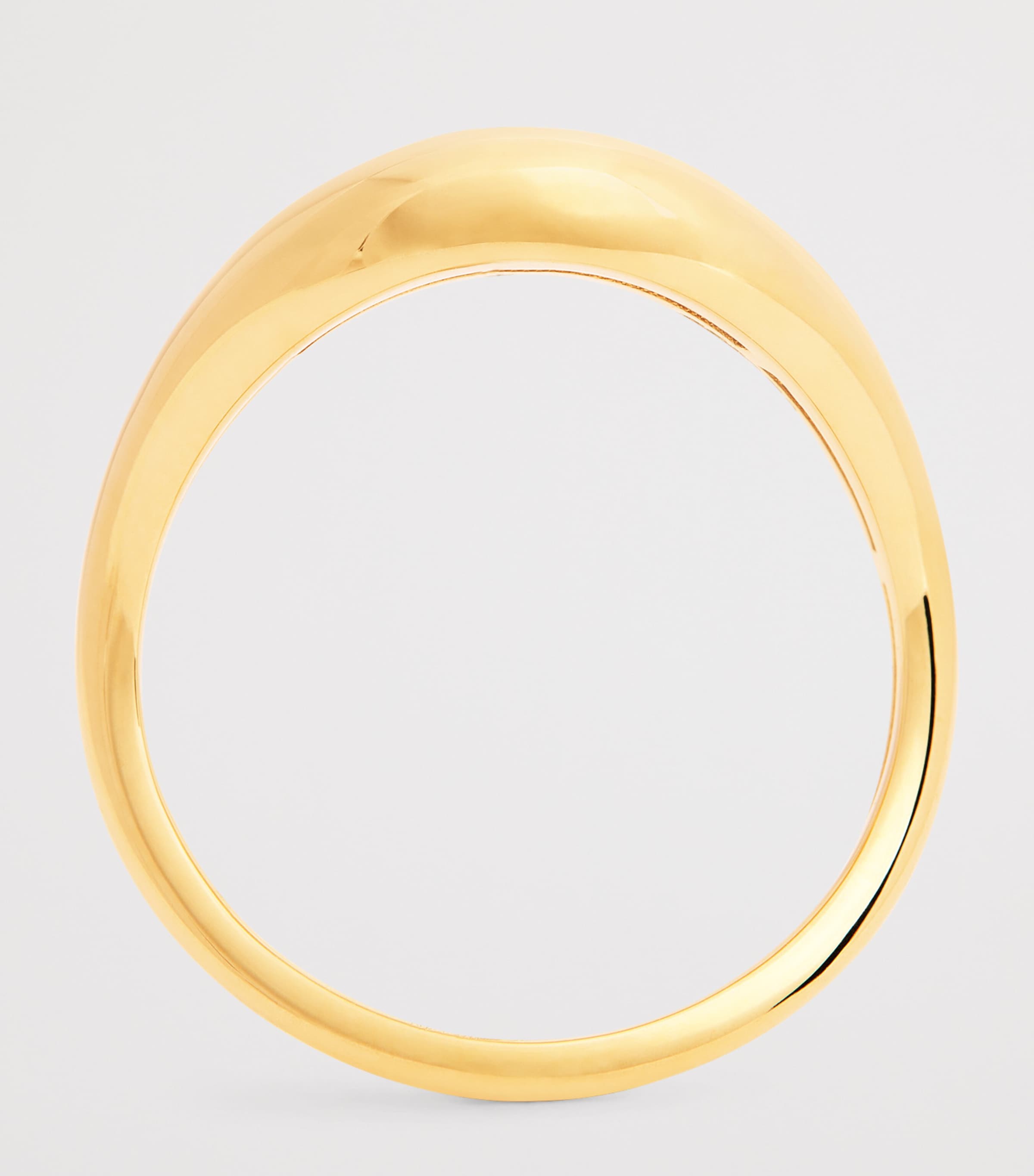 Yellow Gold Boa Stackable Stone Ring YELLOW GOLD Image 3