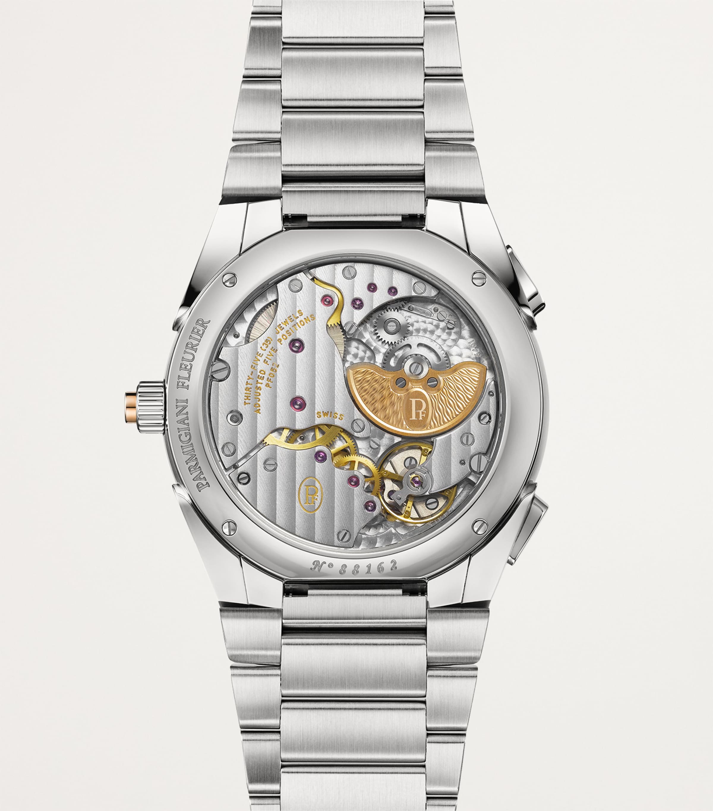 Stainless Steel TONDA PF Minute Rattrapante Watch 40mm GREY Image 7