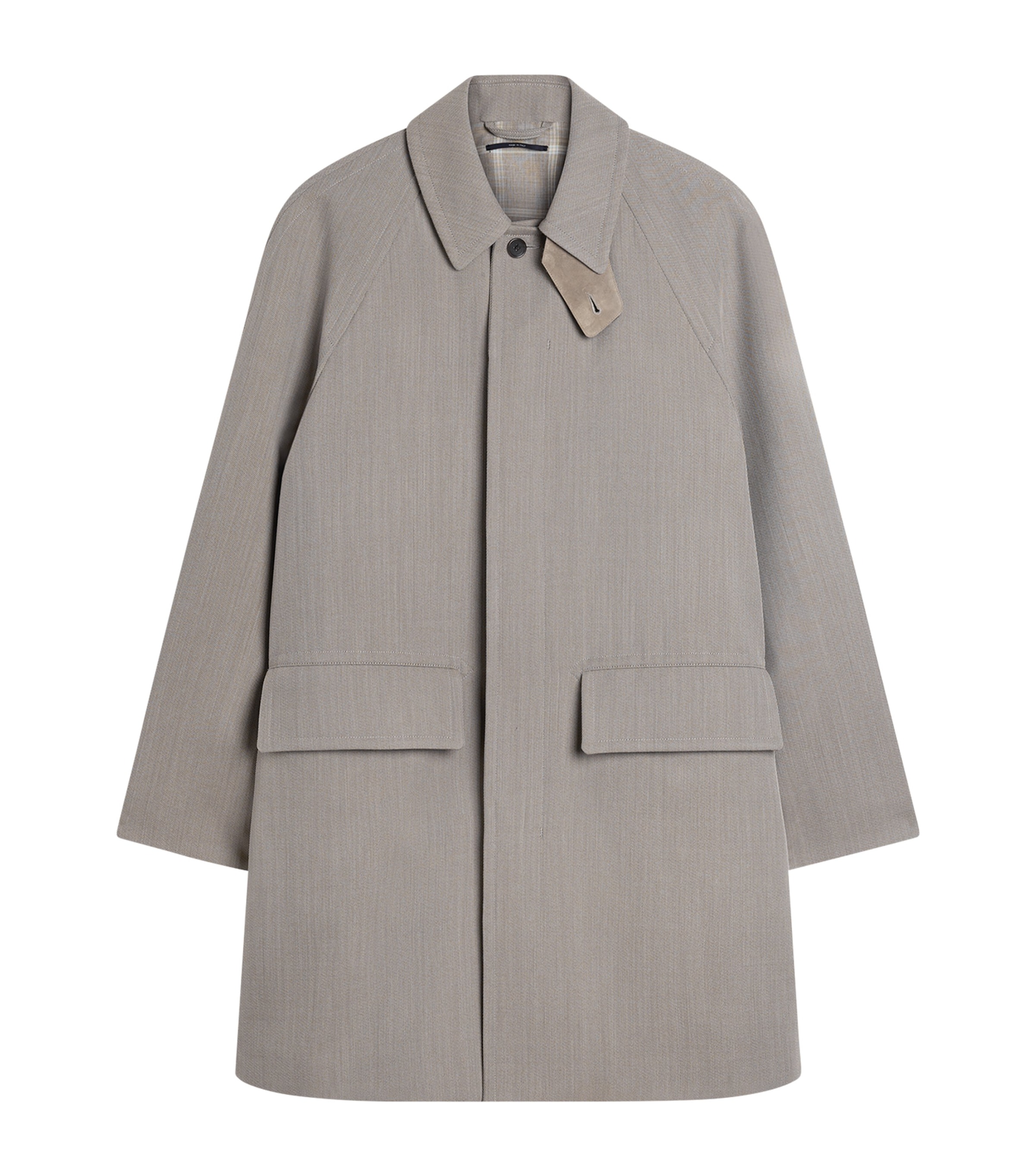 Virgin Wool Coat 030GREY Image 1