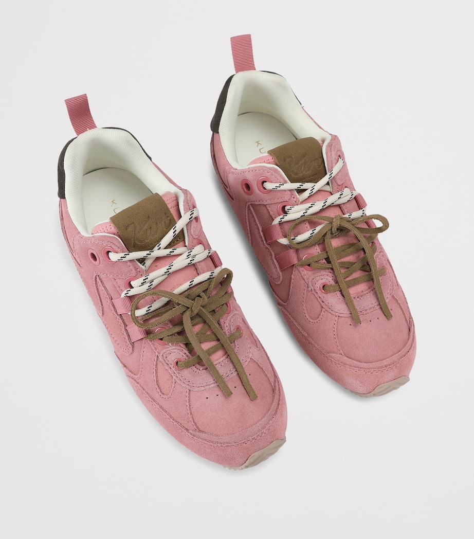 Kurt Geiger London Suede Slim Runner Sneakers Pink Image 4
