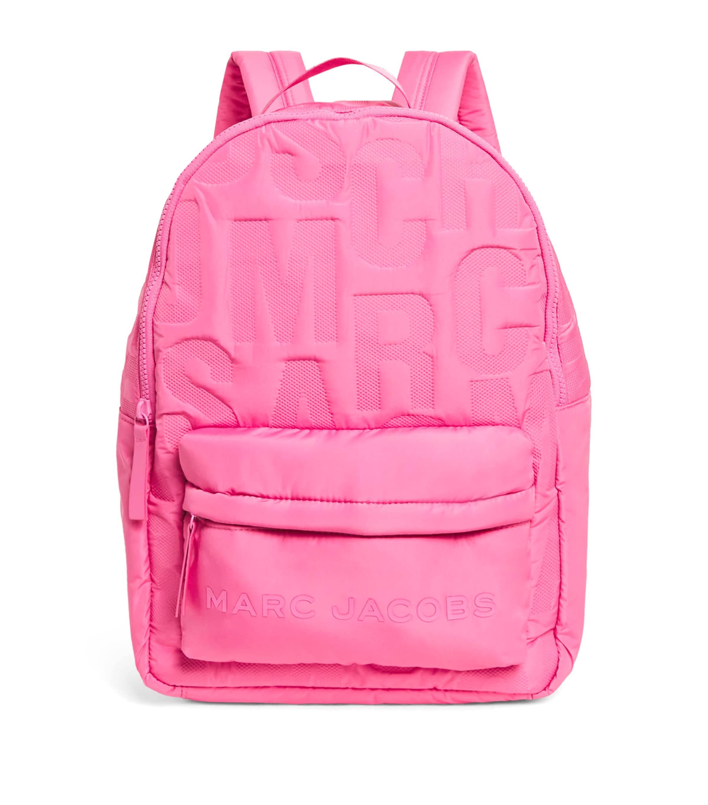 Marc Jacobs Kids' Jacquard Monogram Backpack In Pink