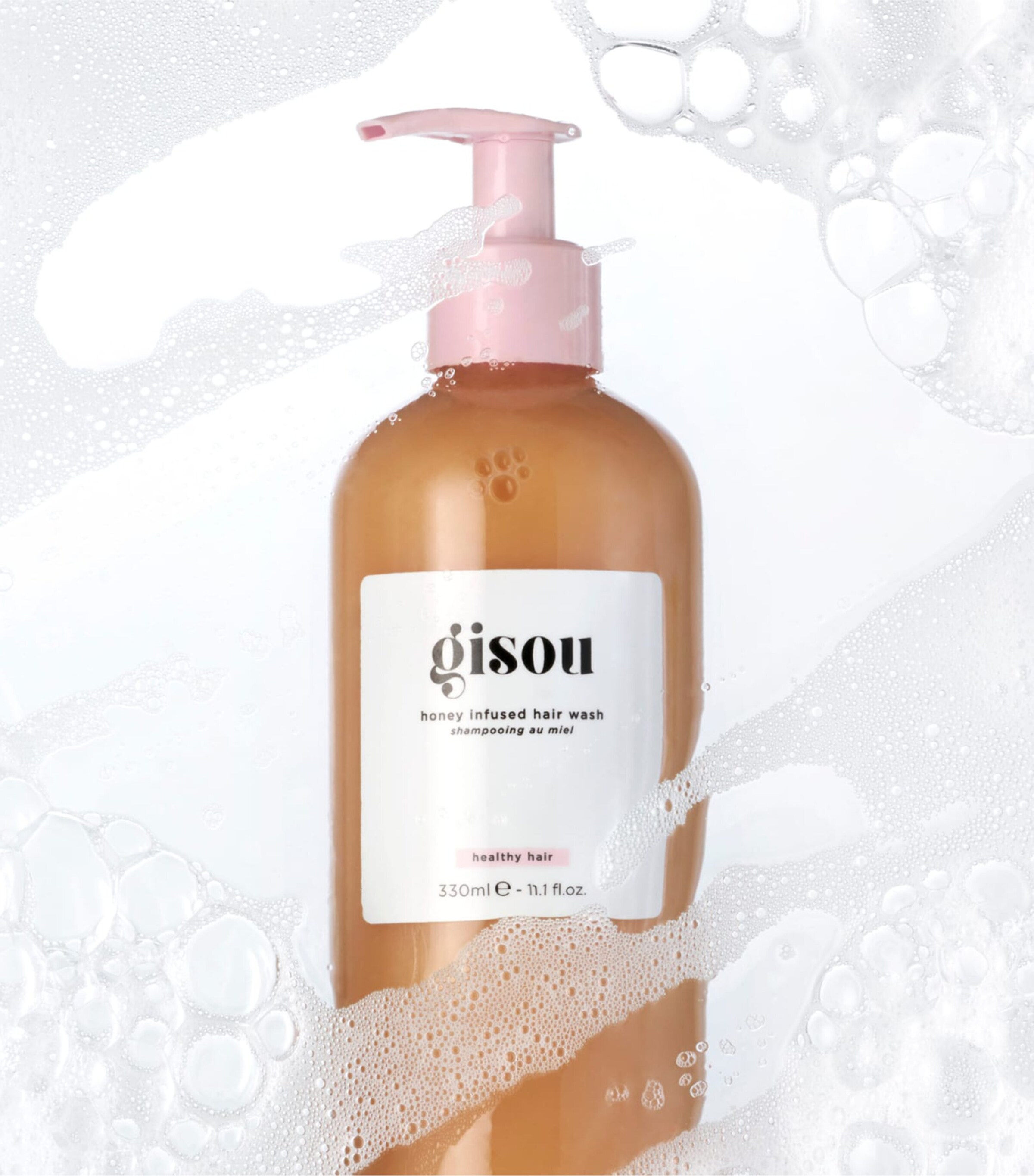 Gisou Honey Infused Hair Wash (330ml) Image 4