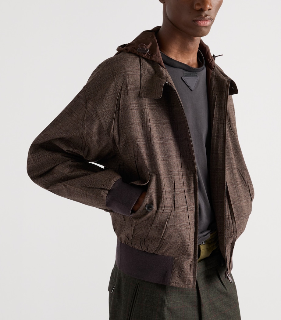 Wool Hooded Jacket F0005 Image 4