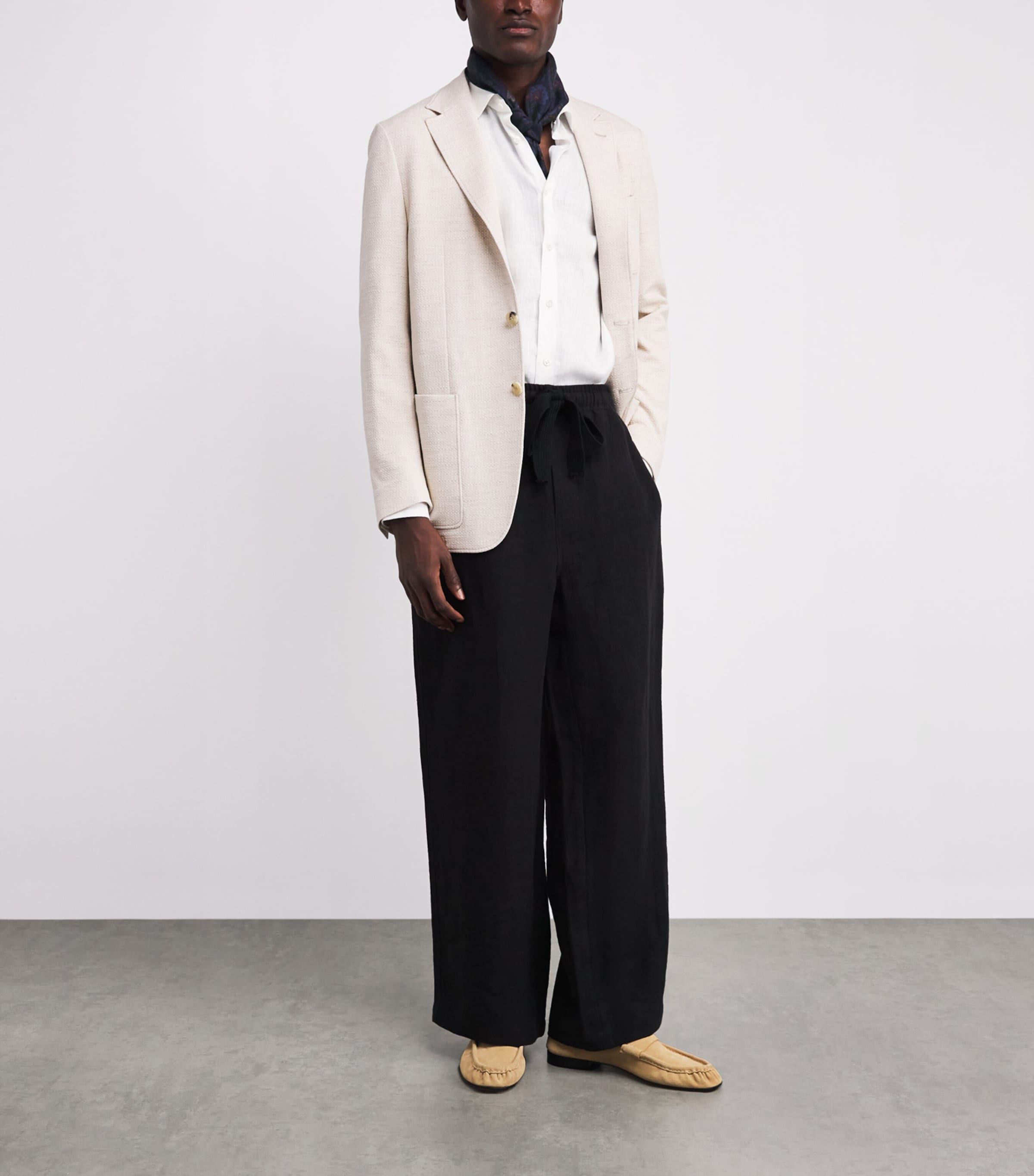 Linen Shirt 81 WHITE Image 2