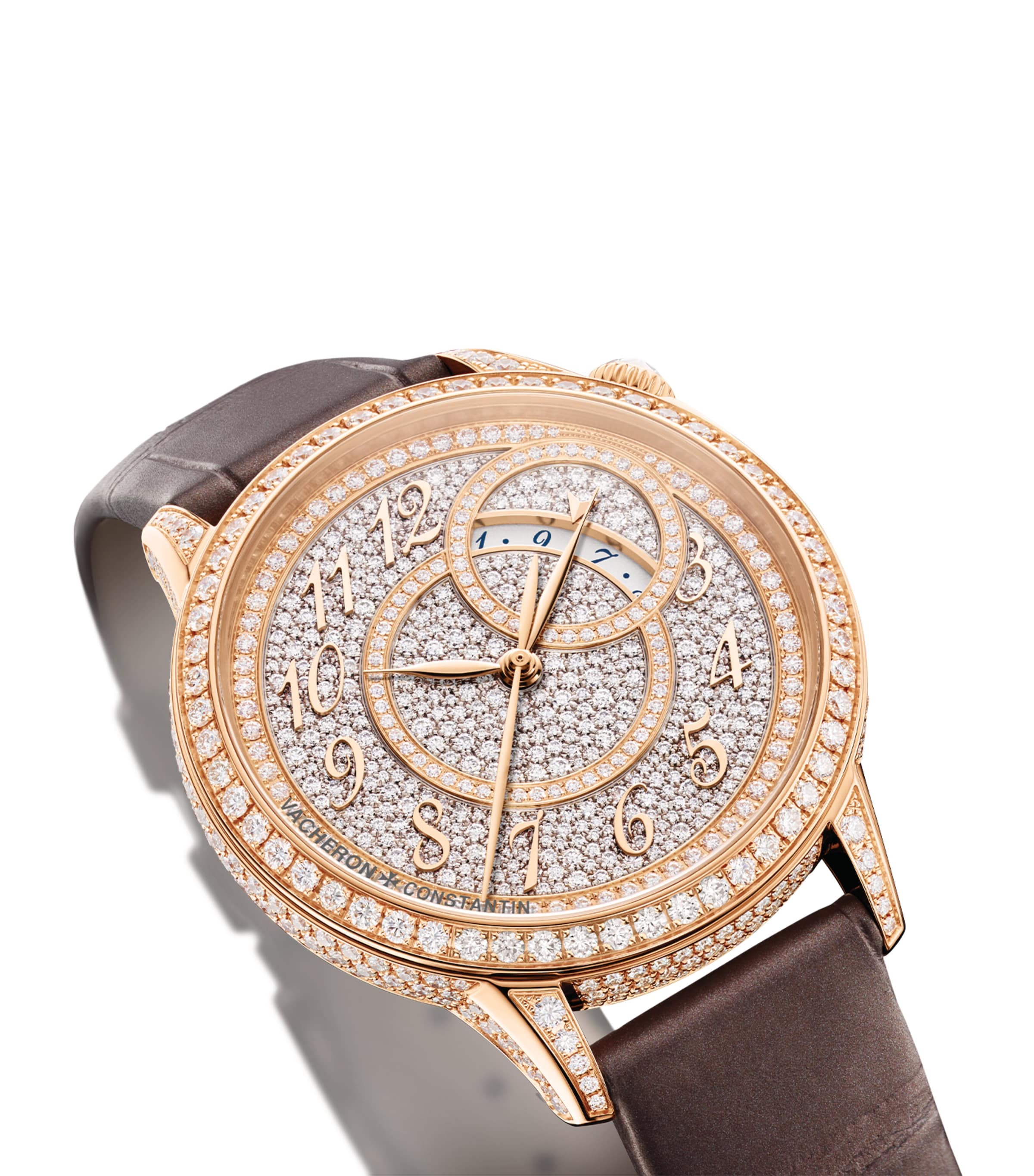 Rose Gold and Diamond Egérie Watch 35mm RED GOLD Image 4