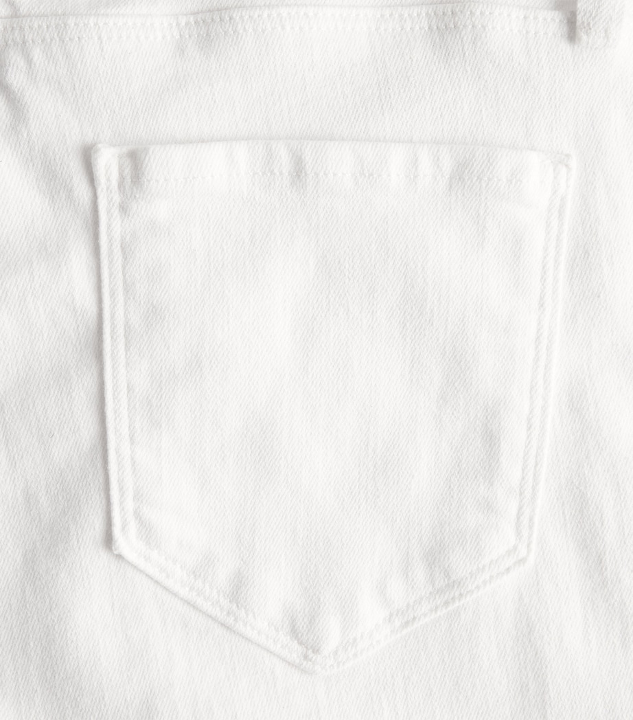 L'Agence Womens Ruth Straight Jeans Blanc Blan Image 6