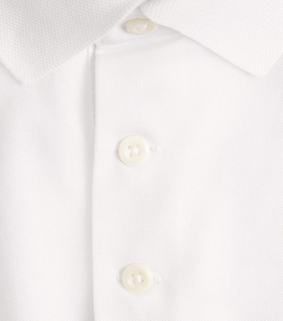 RLX Ralph Lauren Mens Tour Polo Shirt Ceramic White Image 6