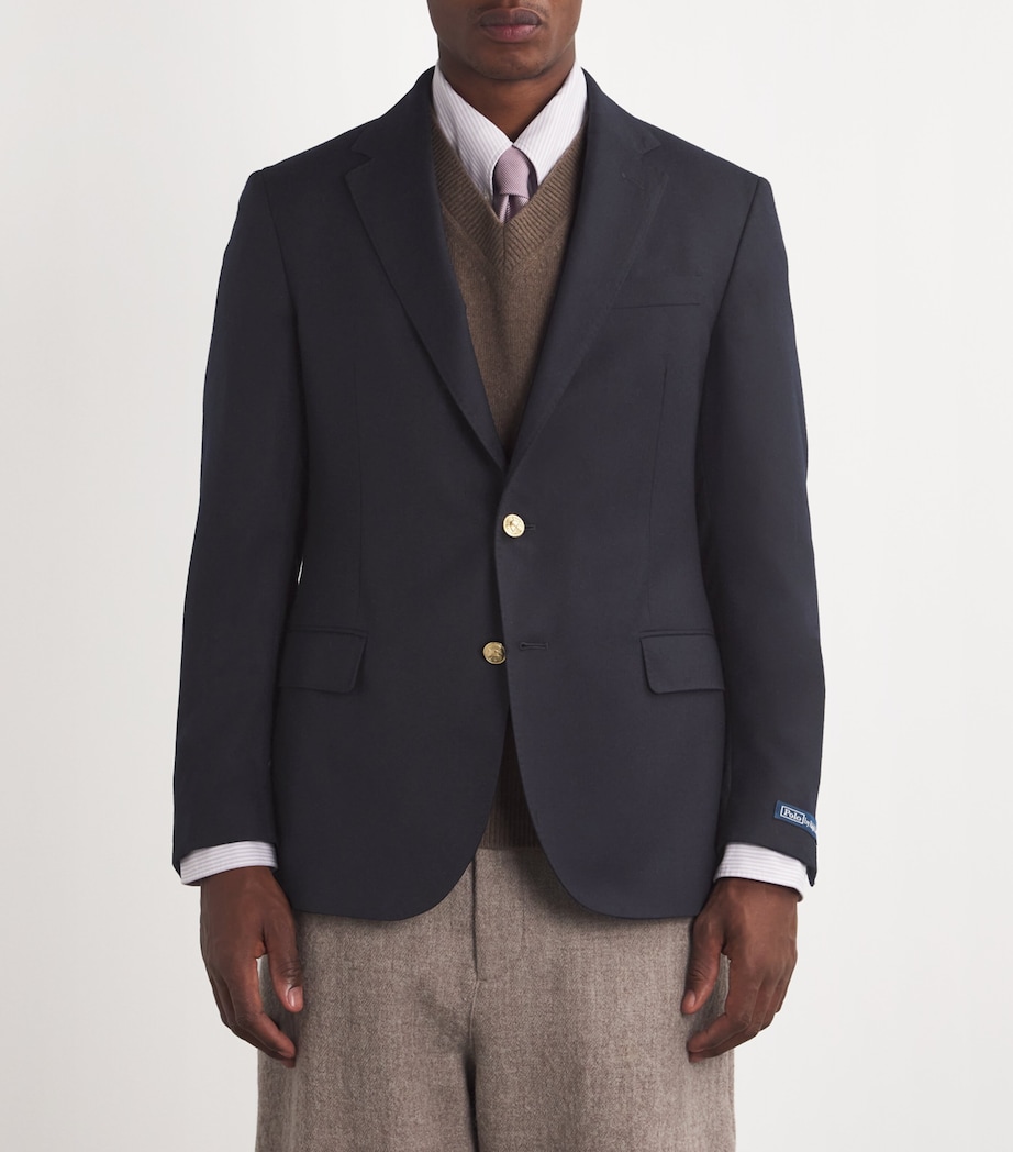 Wool Doeskin Blazer NAVY Image 3