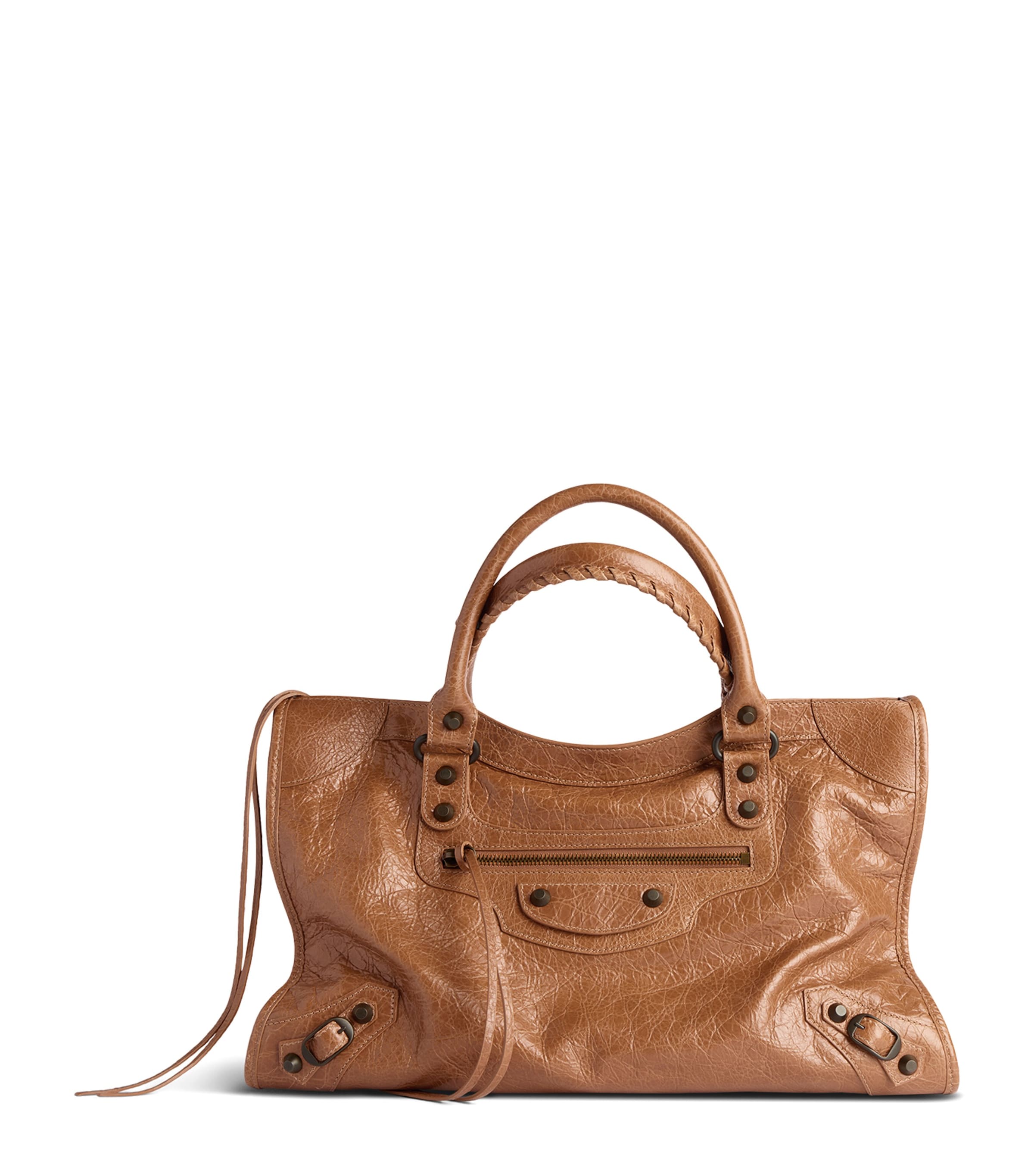 Balenciaga Medium Leather Le City Top-Handle Bag Image 1