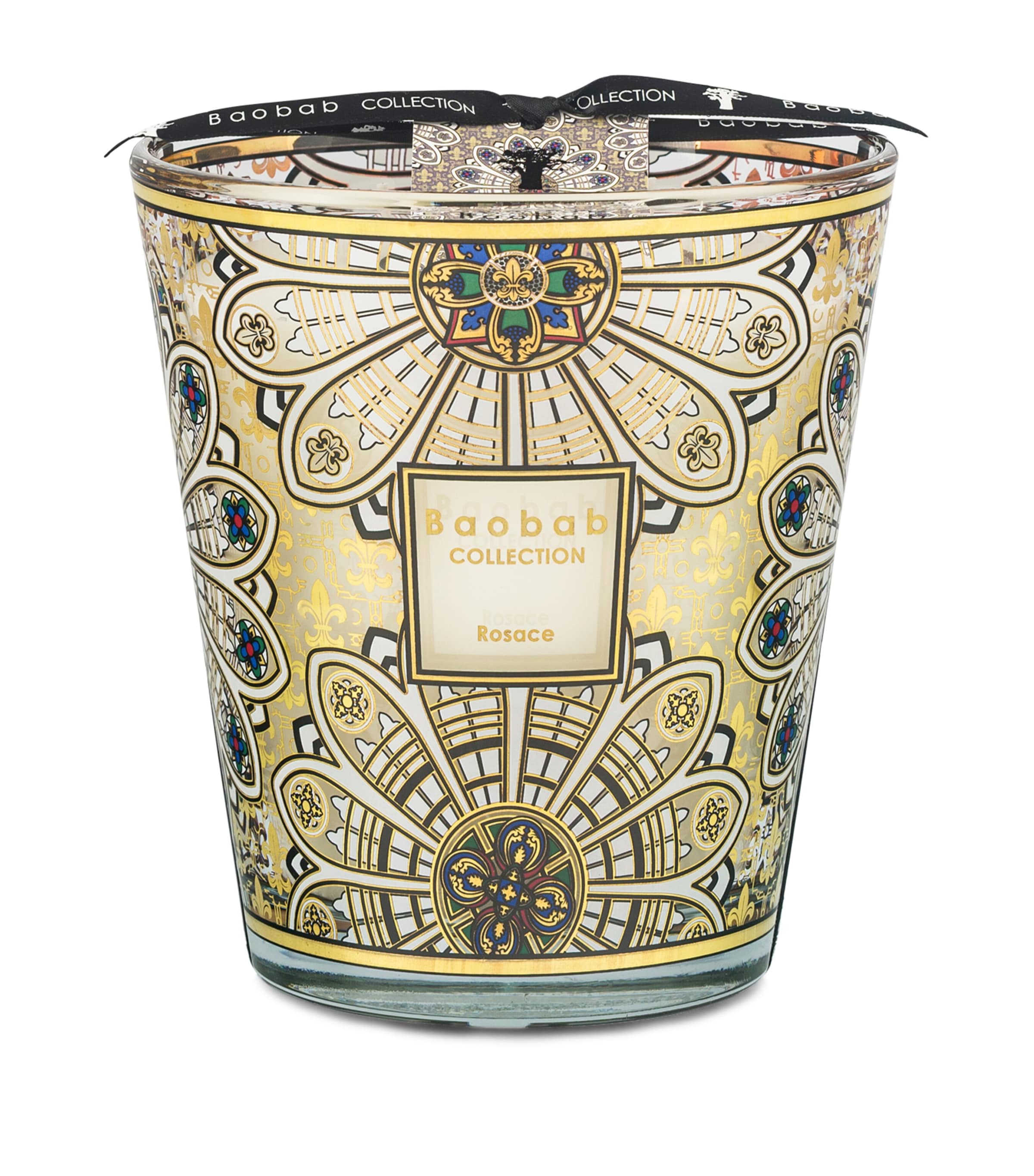 Baobab Collection Rosace Candle In Gold
