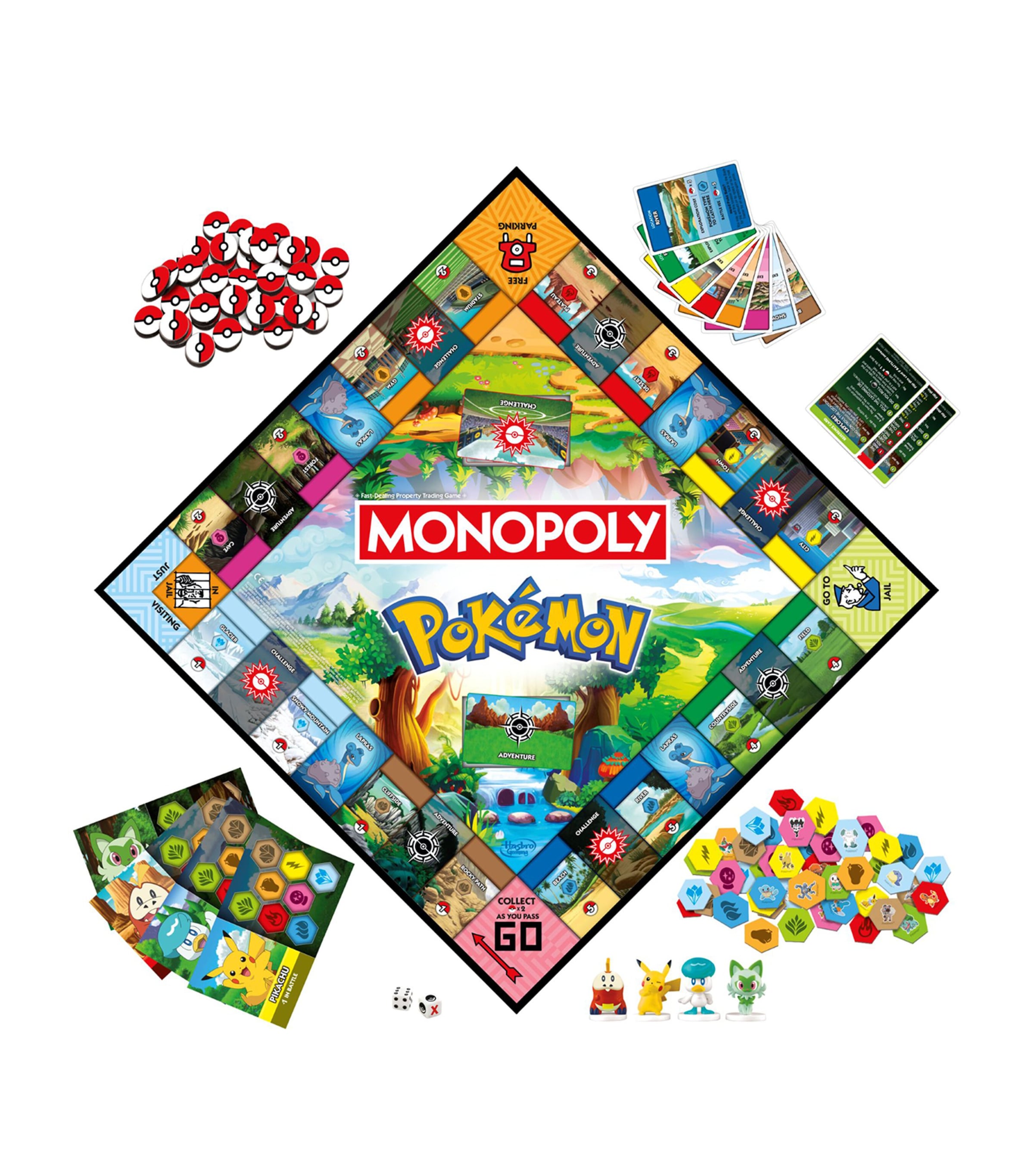Hasbro Games Monopoly Pokémon Edition Board Game Image 3