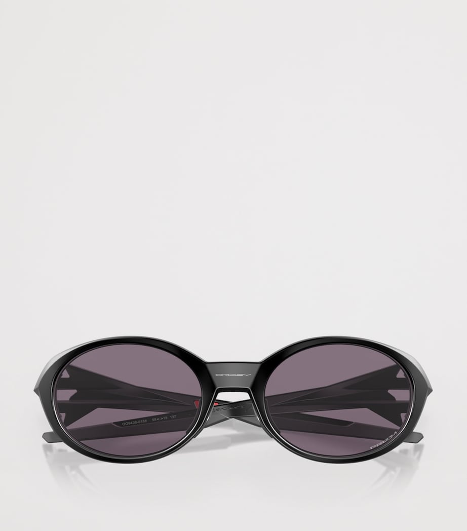 Oakley Eye Jacket Redux Oval Sunglasses Black Image 6