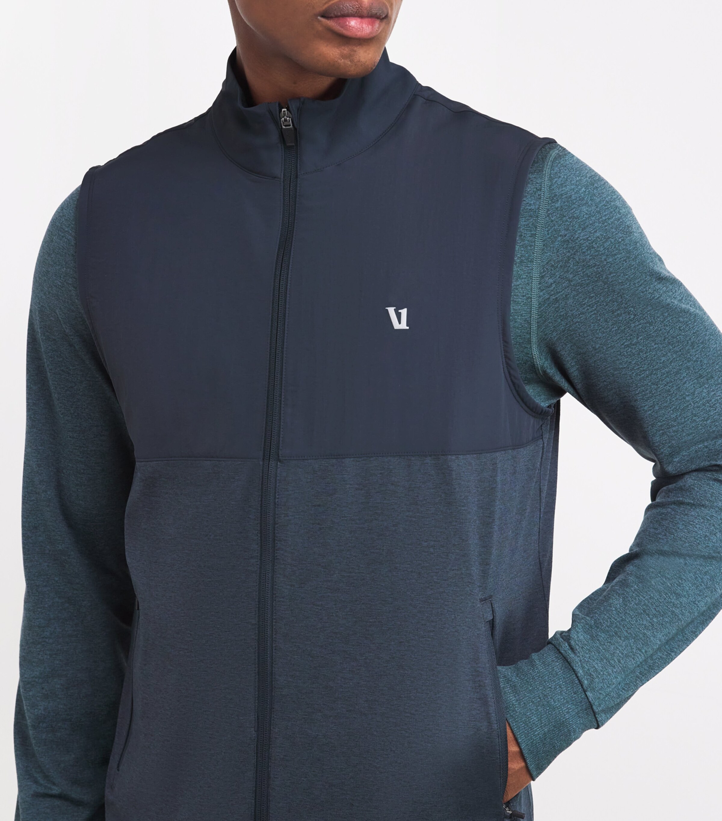 Sunday Element Gilet INK HEATHER Image 6