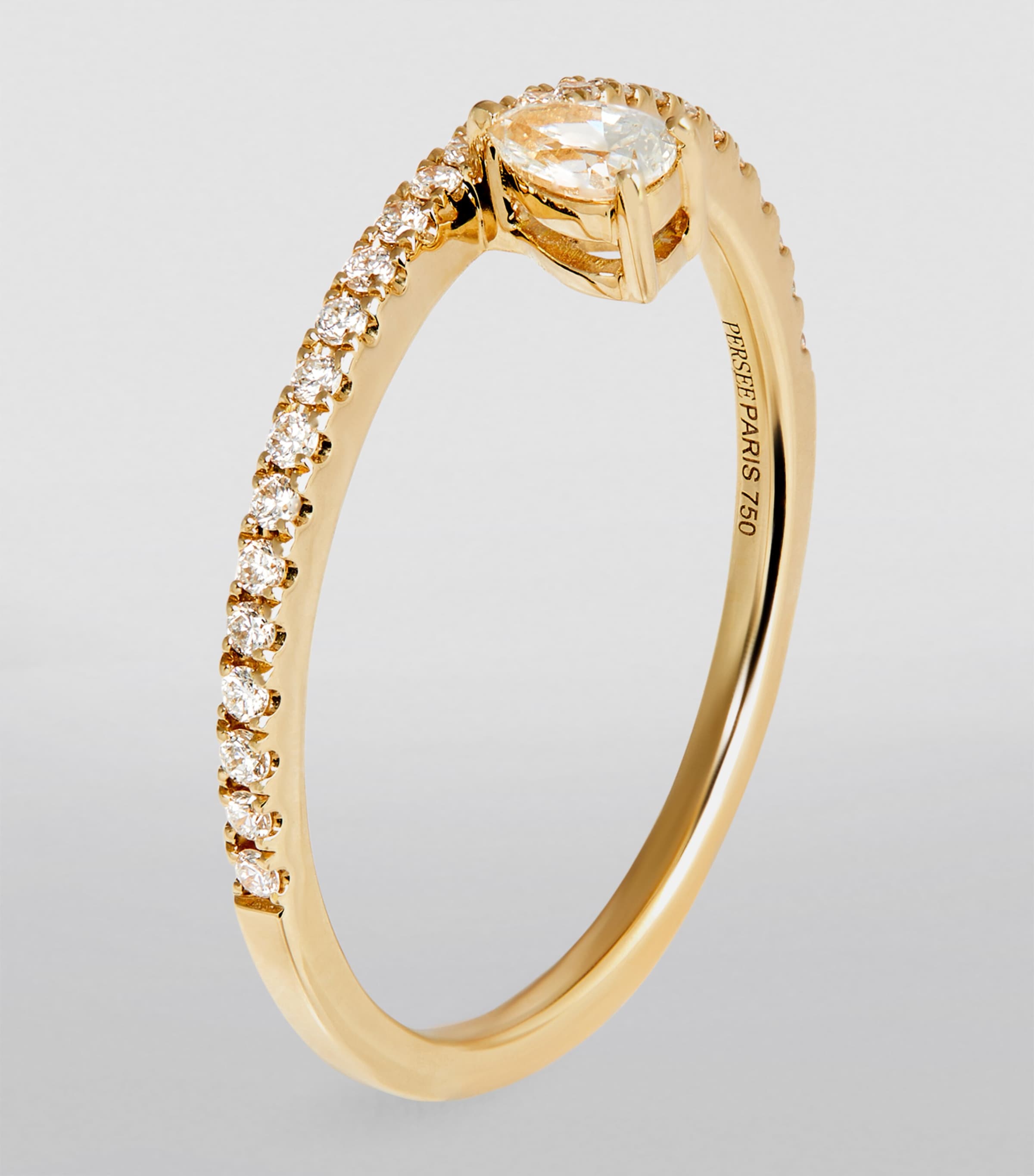 Persée Yellow Gold and Diamond Héra Ring Yellow Gold Image 2