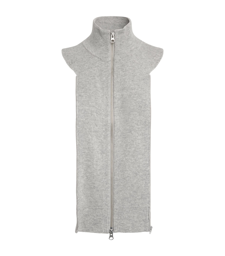 Veronica Beard Wool-Cashmere Dickey Scarf Gry Image 1