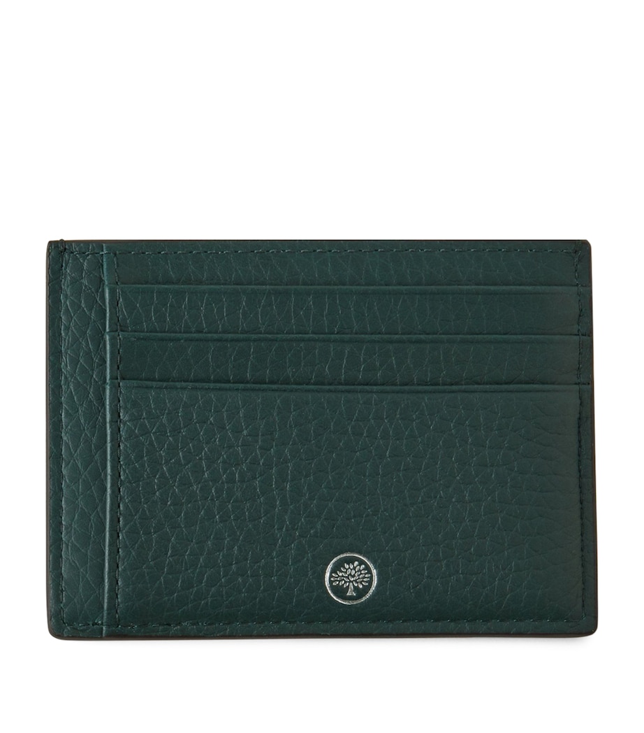 Grained Leather Card Holder MULBERRY GREEN Image 2