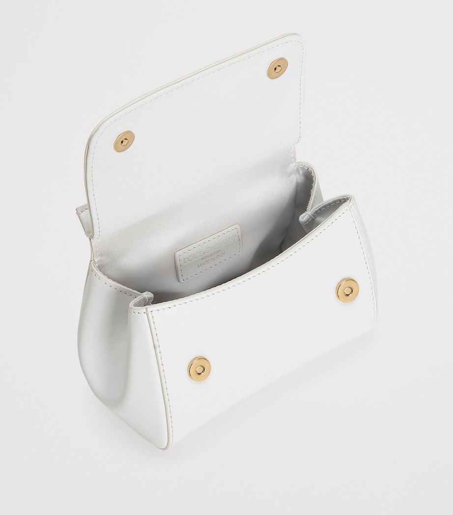 Mini Leather Sicily Shoulder Bag 8S936-MILK Image 4