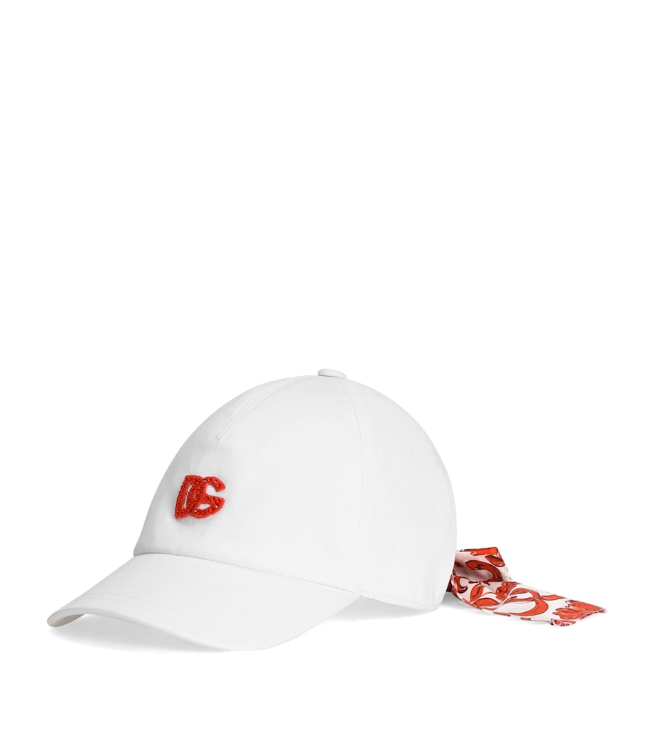 Dolce&Gabbana Kids Embellished-Logo Baseball Cap Combined Colou Image 1