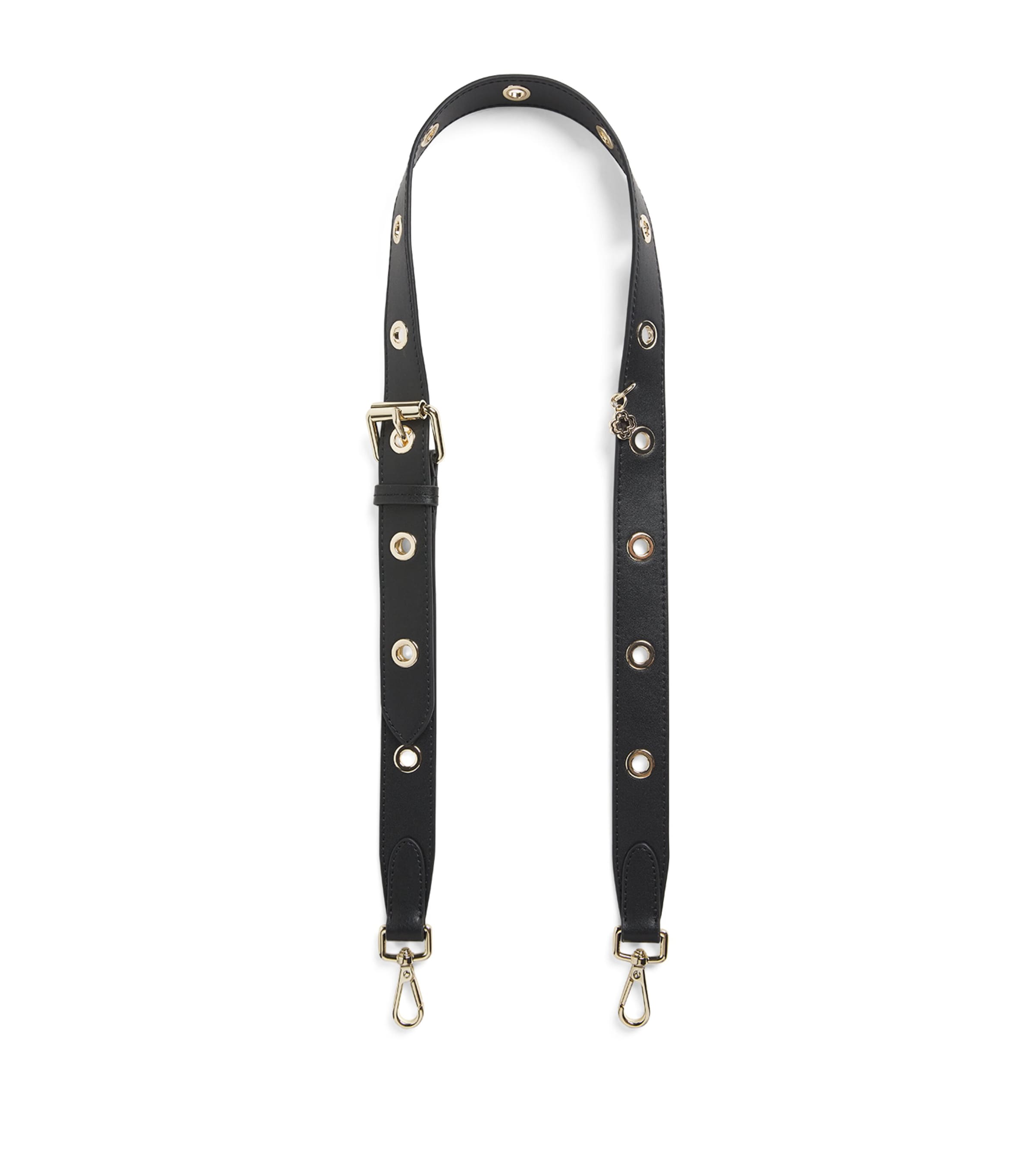Leather Bag Strap BLACK Image 1
