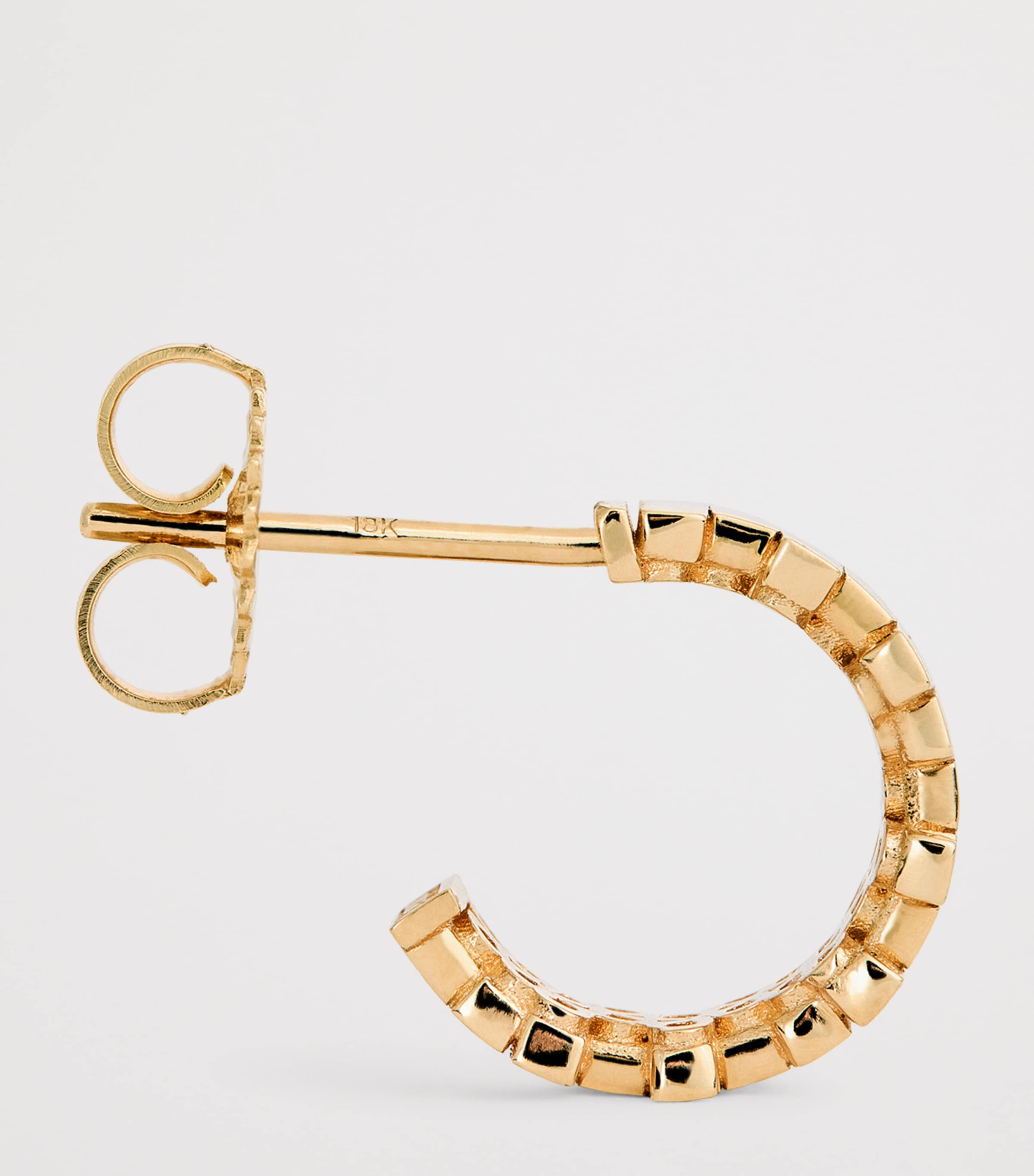 Suzanne Kalan Small Yellow Gold Golden Hoop Earrings Yg Image 4