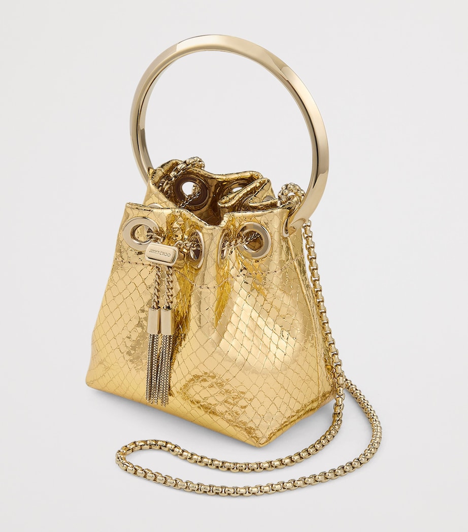 Micro Bon Bon Leather Top-Handle Bag GOLD/LIGHT GOLD Image 2