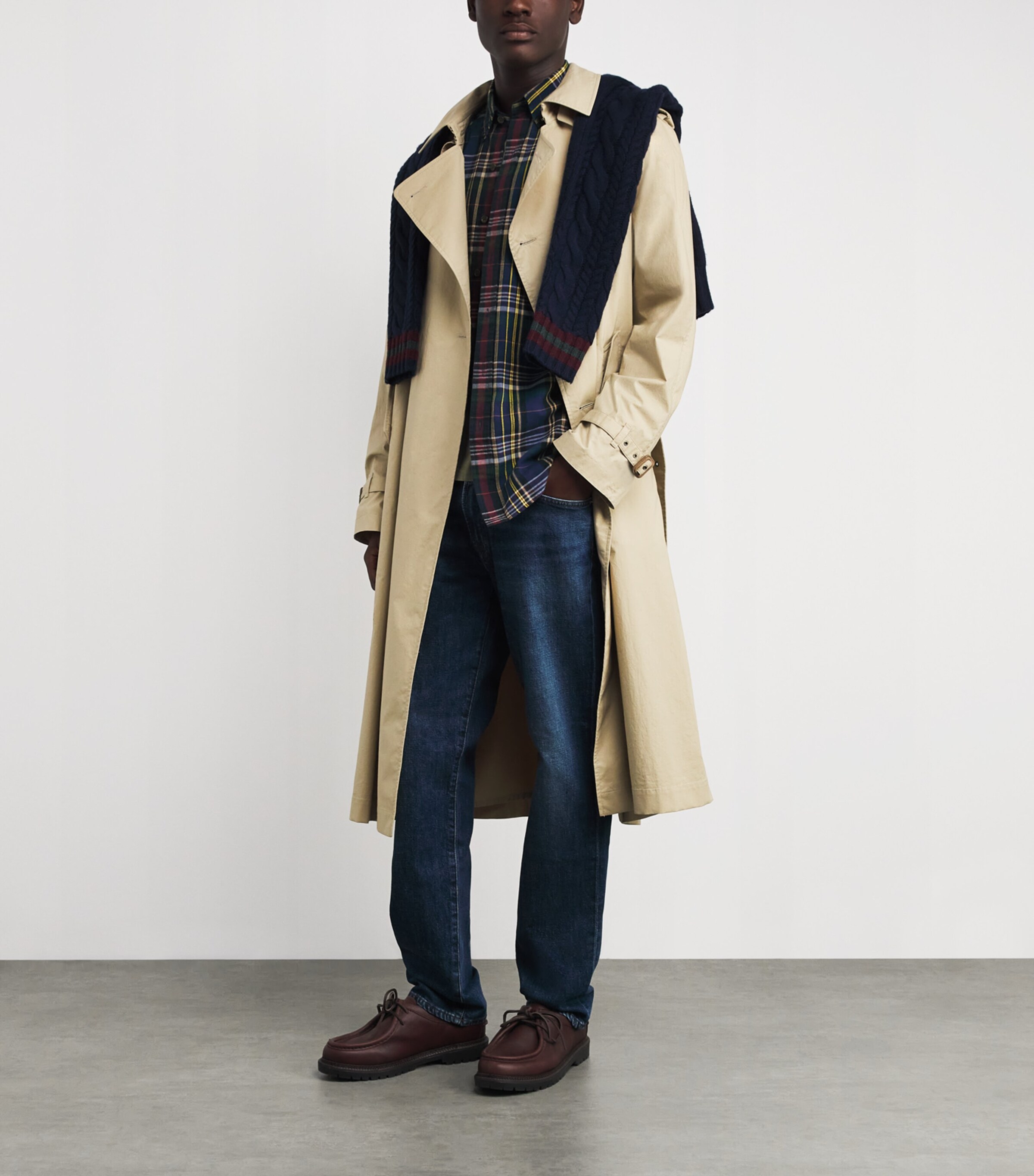 Cotton Check Oxford Shirt MULTI Image 2