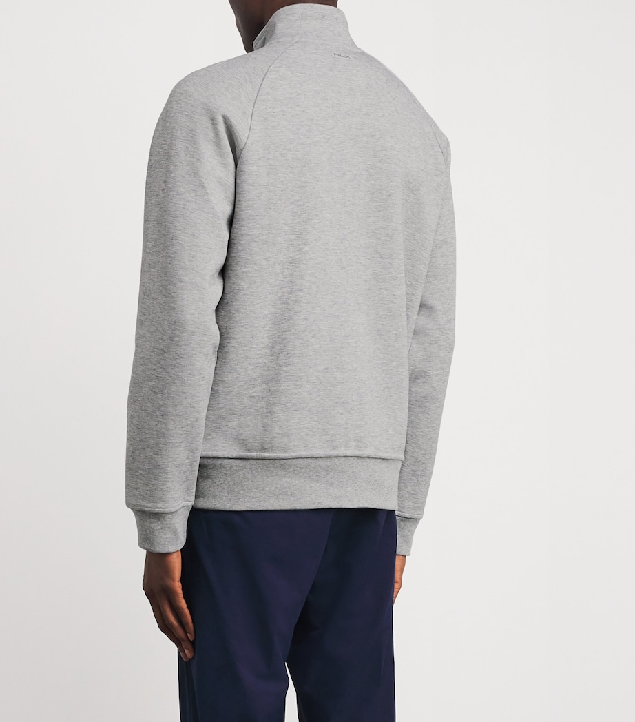 Double Knit Zip-Up Jacket ANDOVER HEATHER Image 4