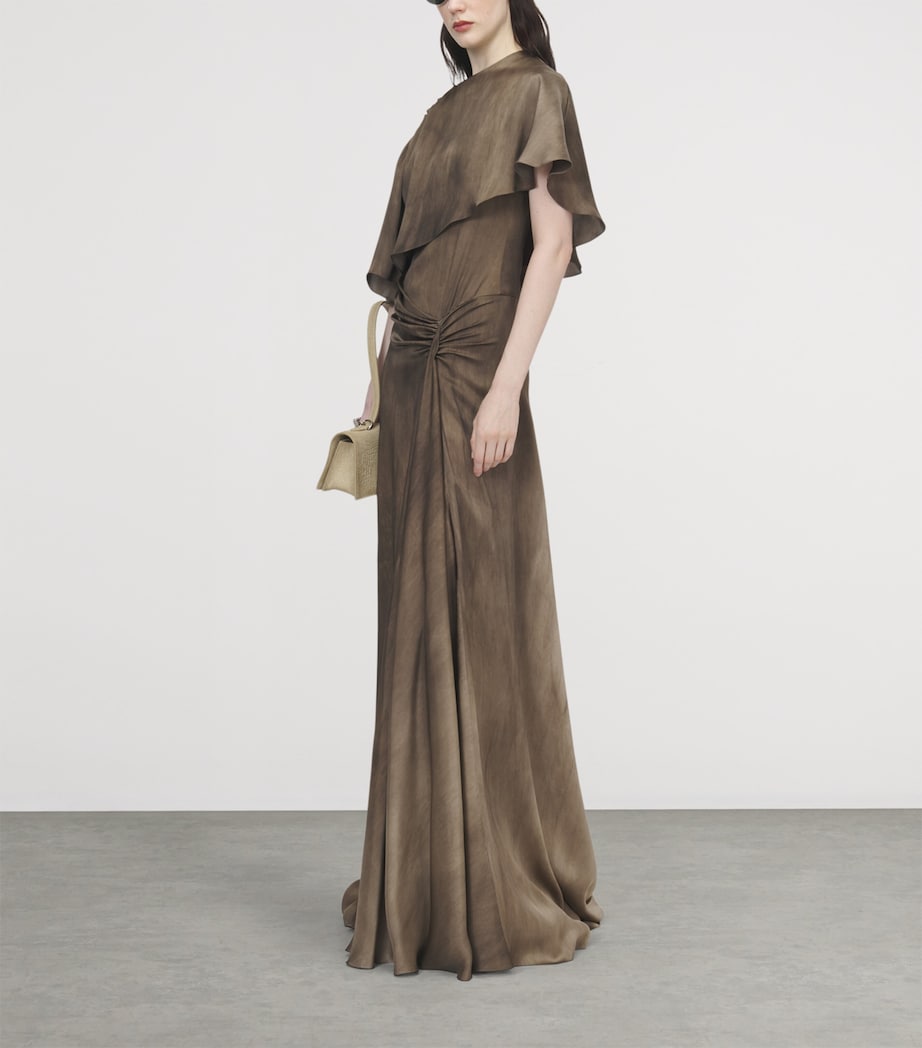 McQueen Womens Asymmetric Cape Top Image 4