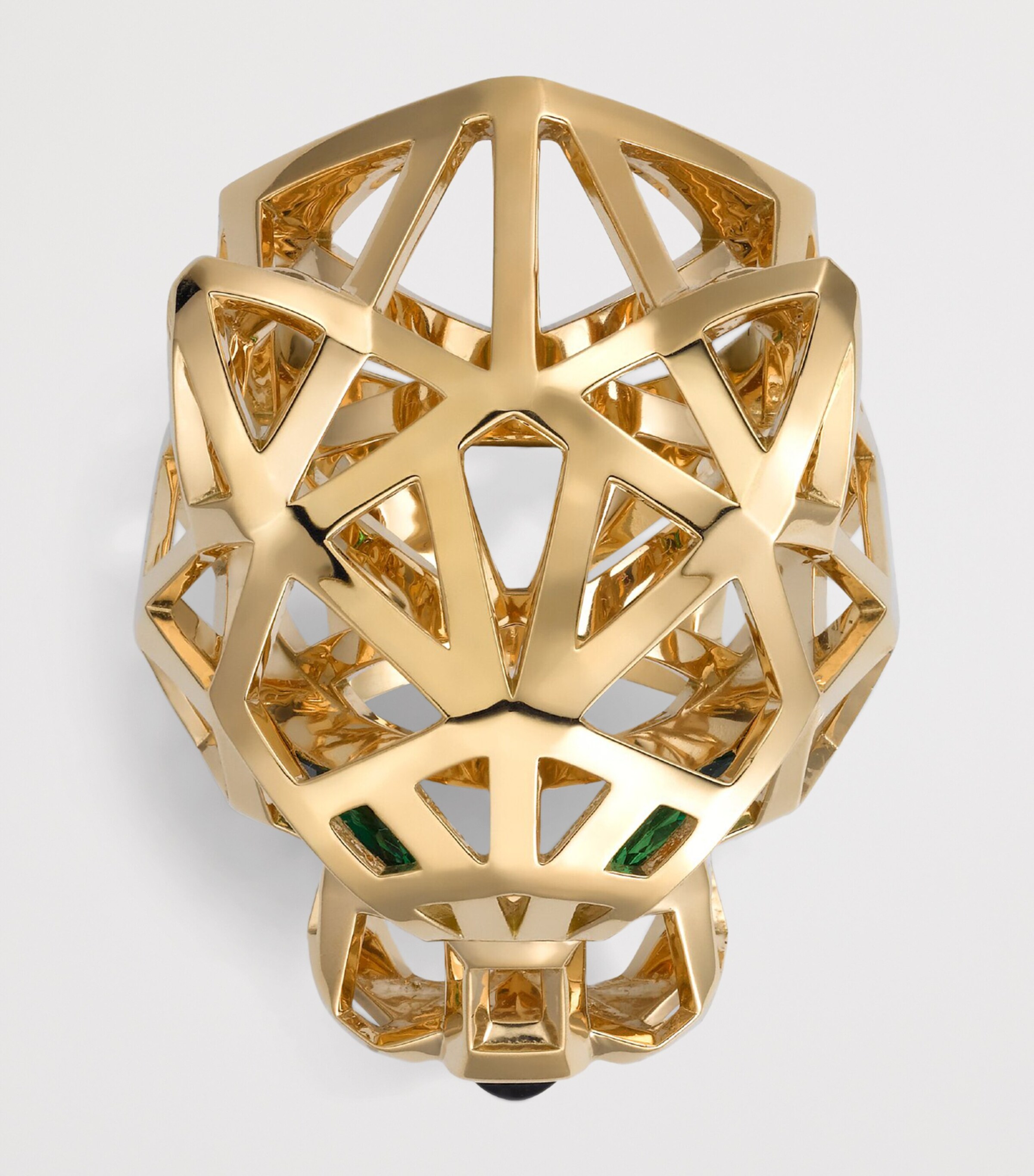 Cartier Yellow Gold, Tsavorite and Onyx Panthère de Cartier Ring Image 6