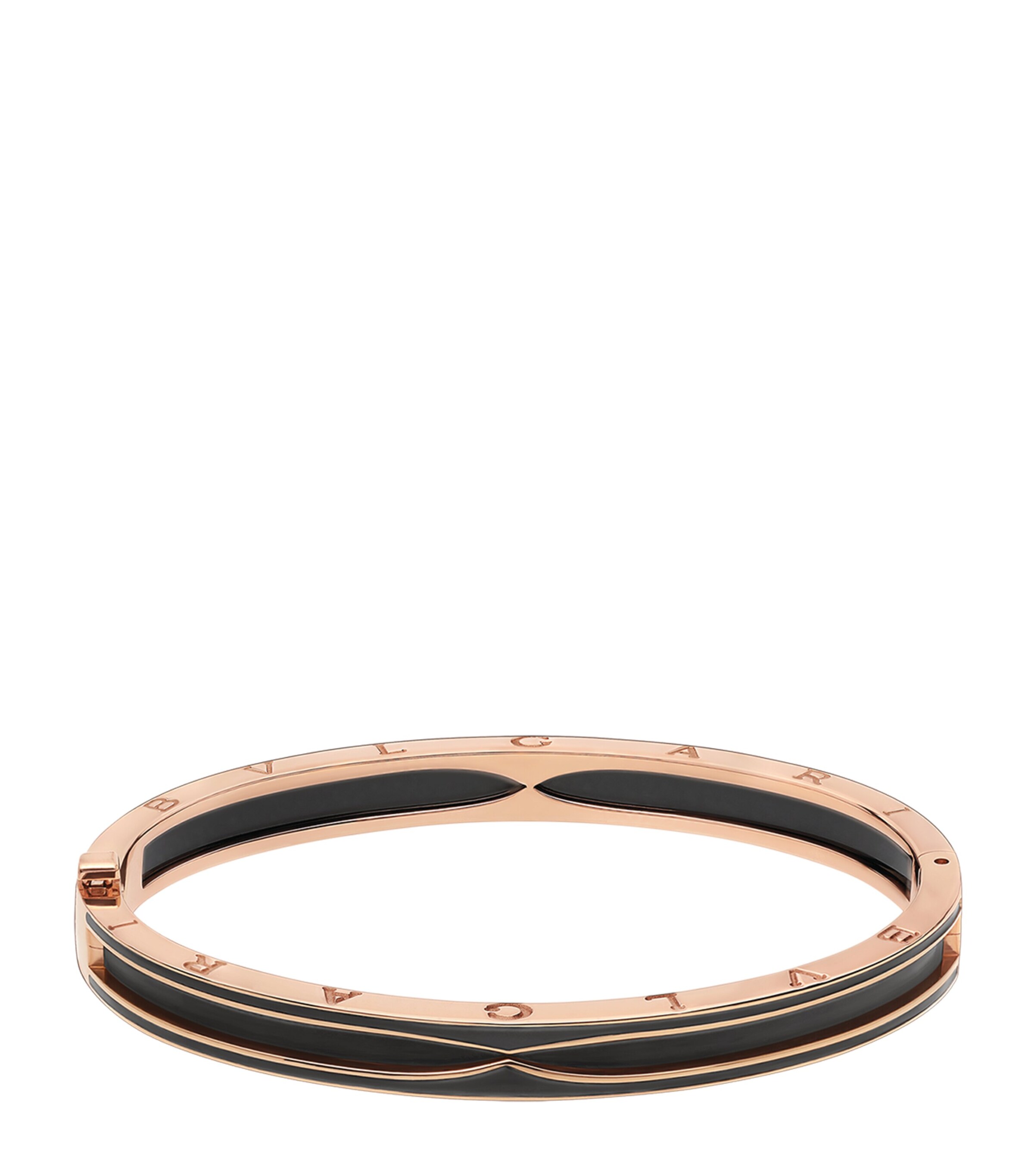 Rose Gold And Ceramic B.zero1 Bangle PINK GOLD Image 3