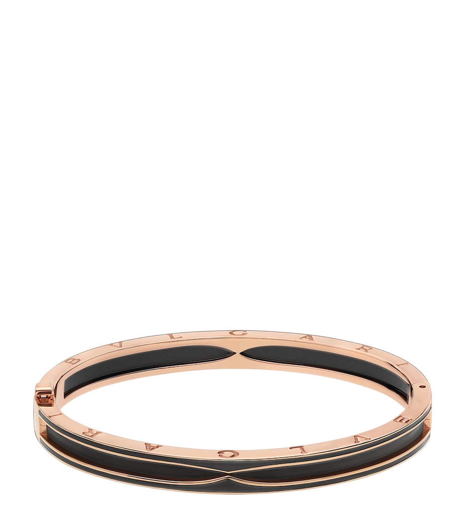 Rose Gold And Ceramic B.zero1 Bangle PINK GOLD Image 3