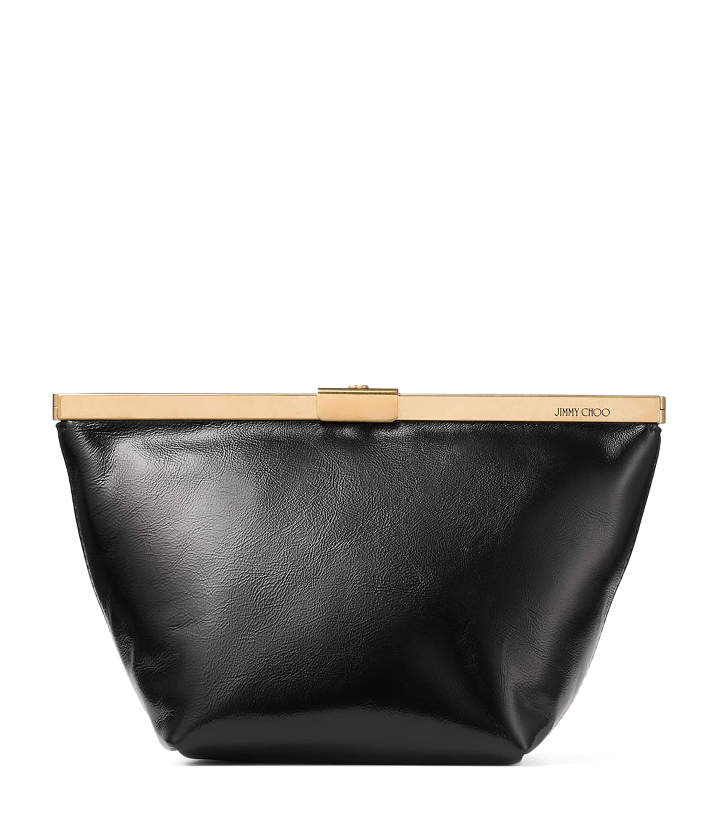 Jimmy Choo Leather Ganache Clutch Bag