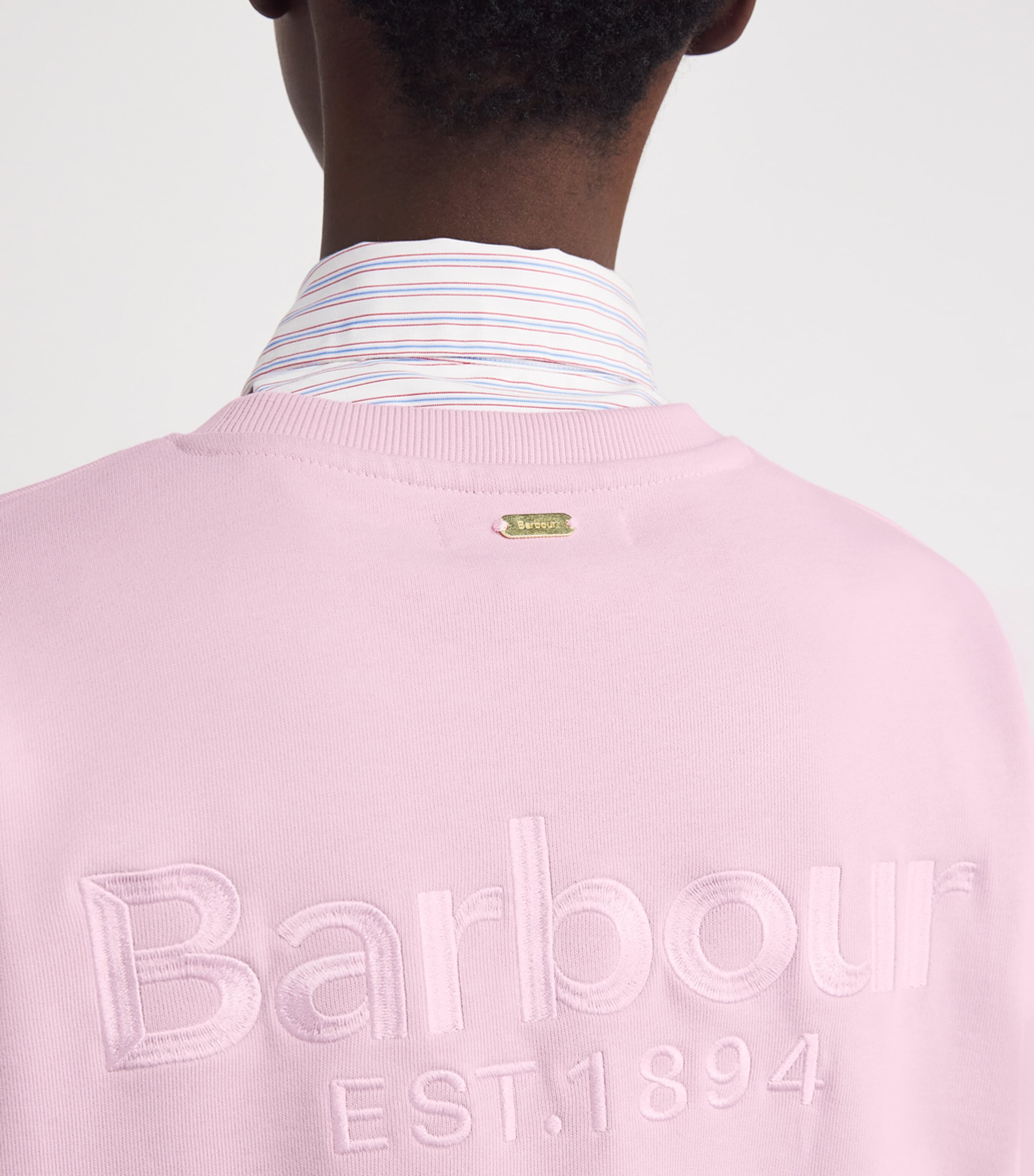 Cotton Logo Sweatshirt CHERRY BLOSSOM Image 6