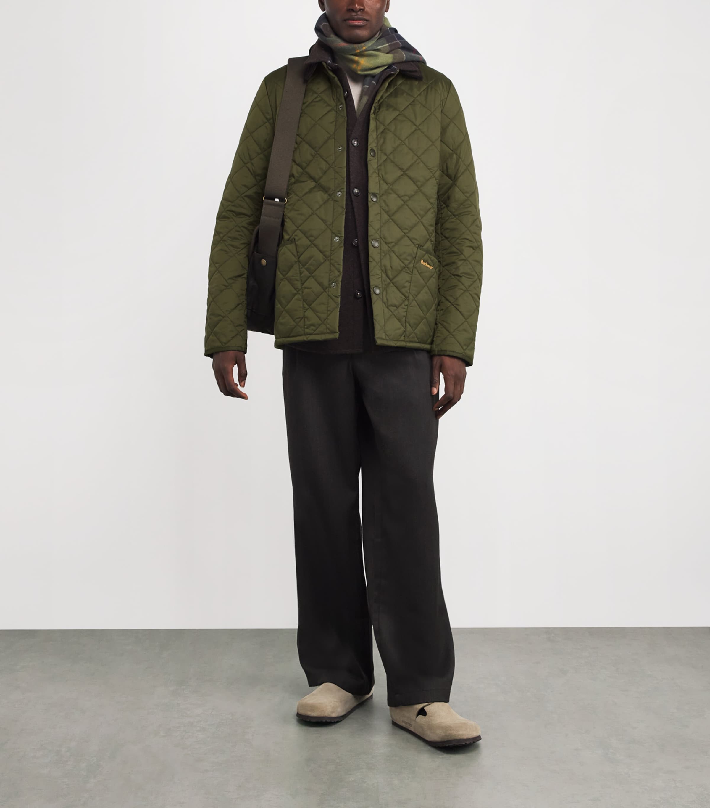 Barbour Green Heritage Liddesdale Quilted Jacket | Harrods US