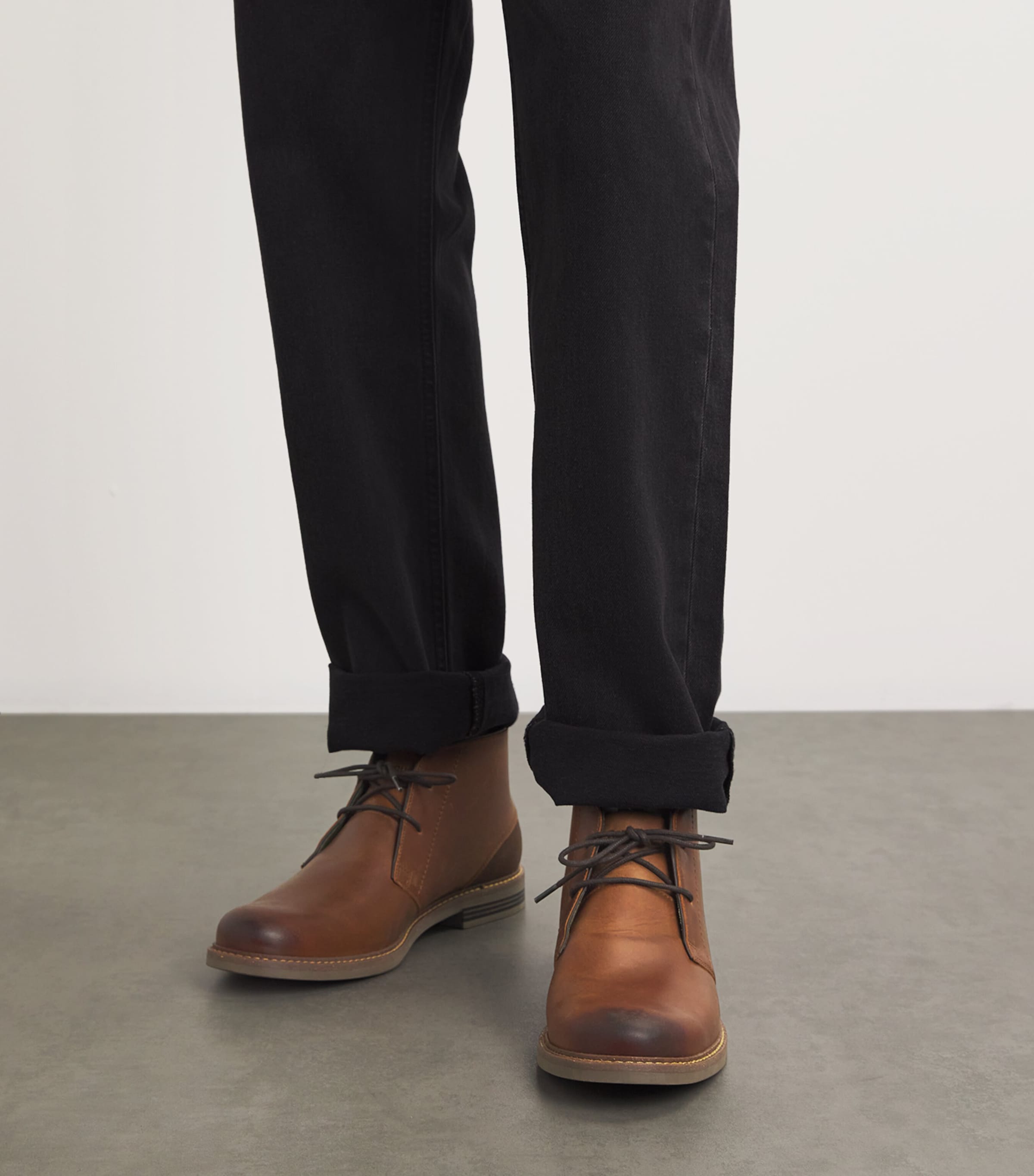 Leather Readhead Chukka Boots TAN Image 2